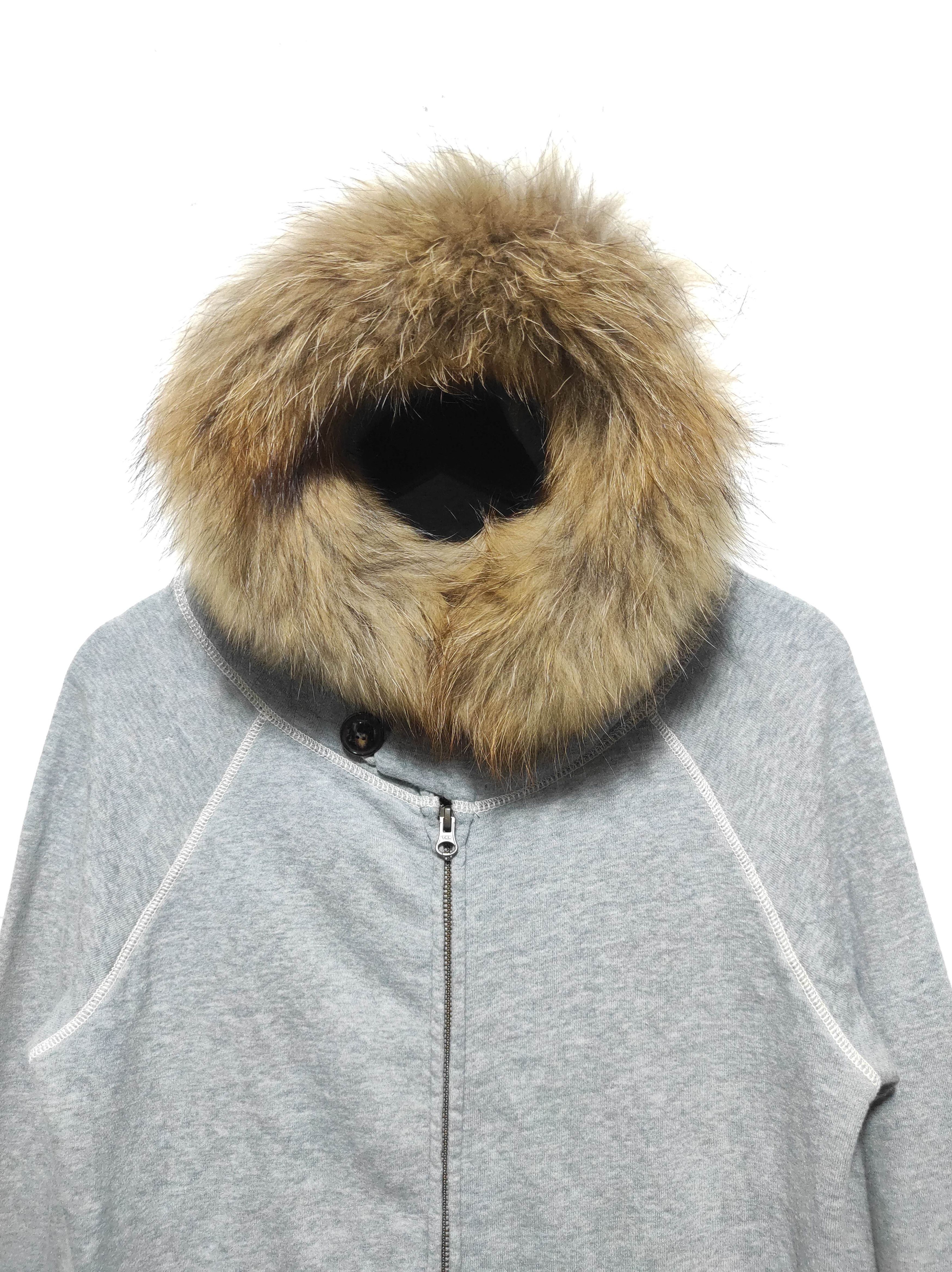 Le Grande Bleu (L.G.B.) Hunch Double Zipper Fur Hoodie Ifsixwasnine Lgb Style Size US M / EU 48-50 / 2 - 4 Thumbnail