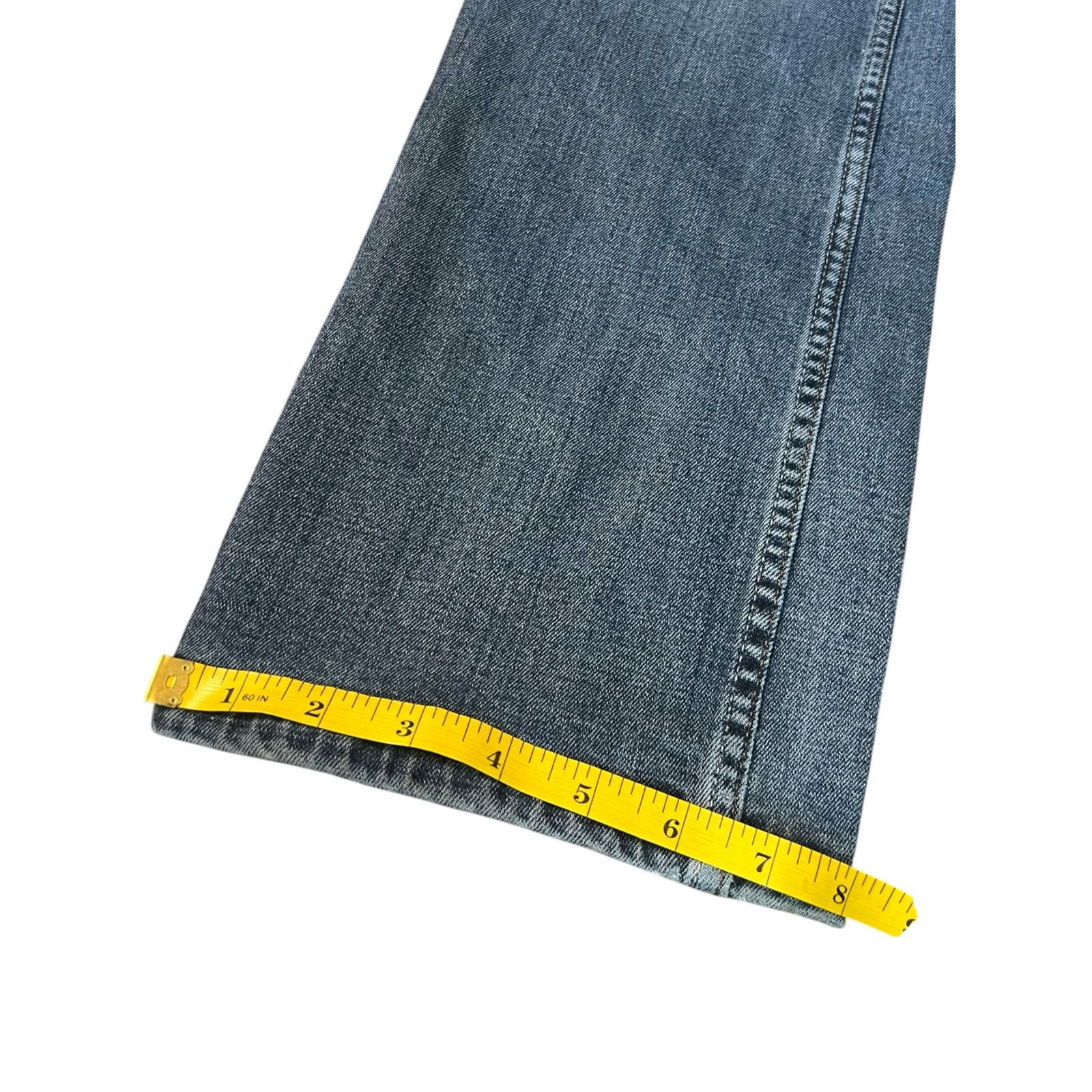 Wrangler Wrangler Men’s 34x31 Blue Denim Slim Straight Fit Jeans Size US 34 / EU 50 - 6 Thumbnail