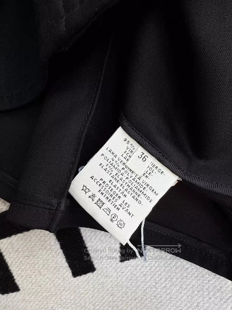 Hermes Hermes Black Cashmere V-neck Silver Buckle Jacket Size XS / US 0-2 / IT 36-38 - 5 Thumbnail