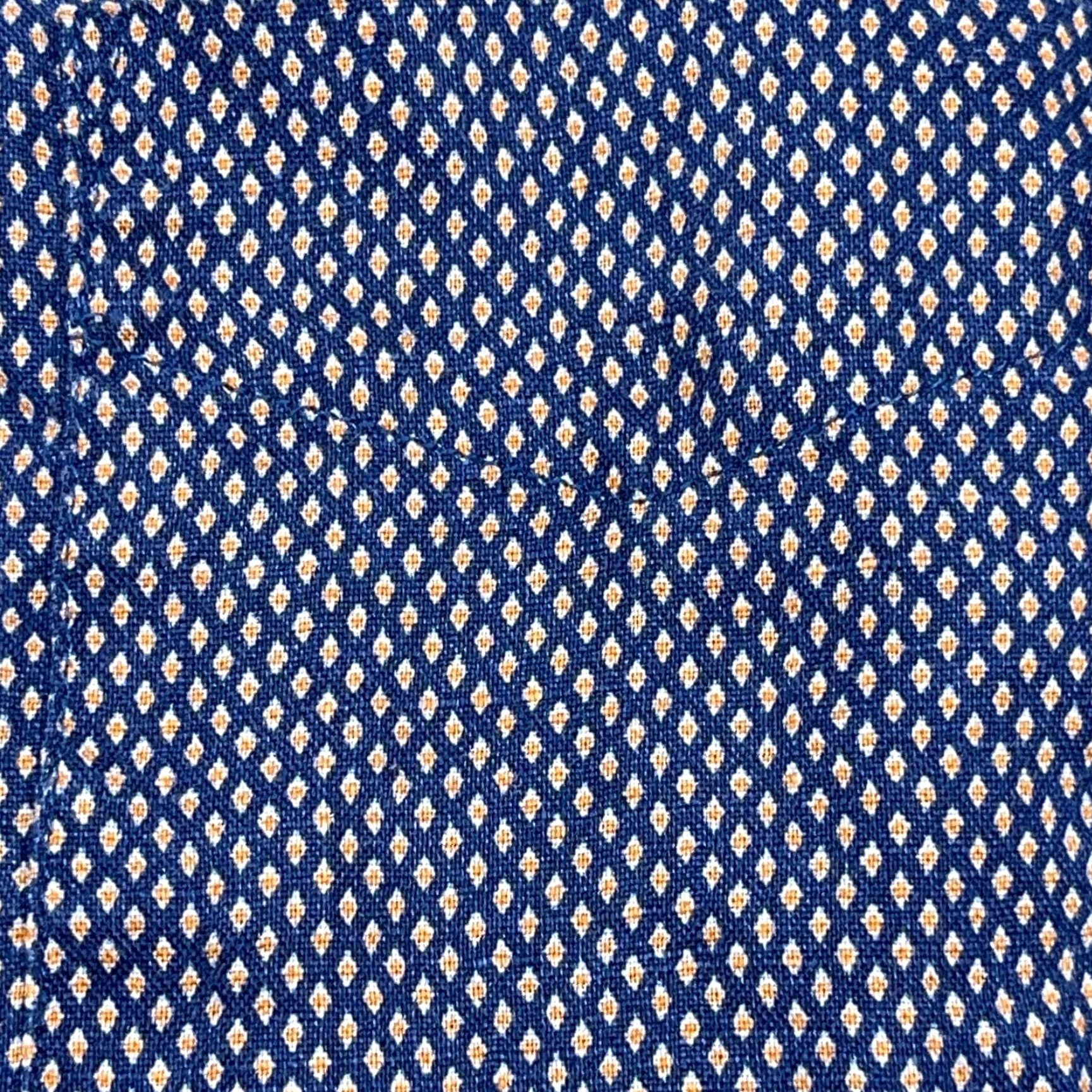 UNTUCKit UNTUCKit Shirt Men Medium Blue Spotted Button Up Linen Casual Solid Modern Preppy Polka Dot Button-Up Shirt Mens Size US M / EU 48-50 / 2 - 4 Thumbnail