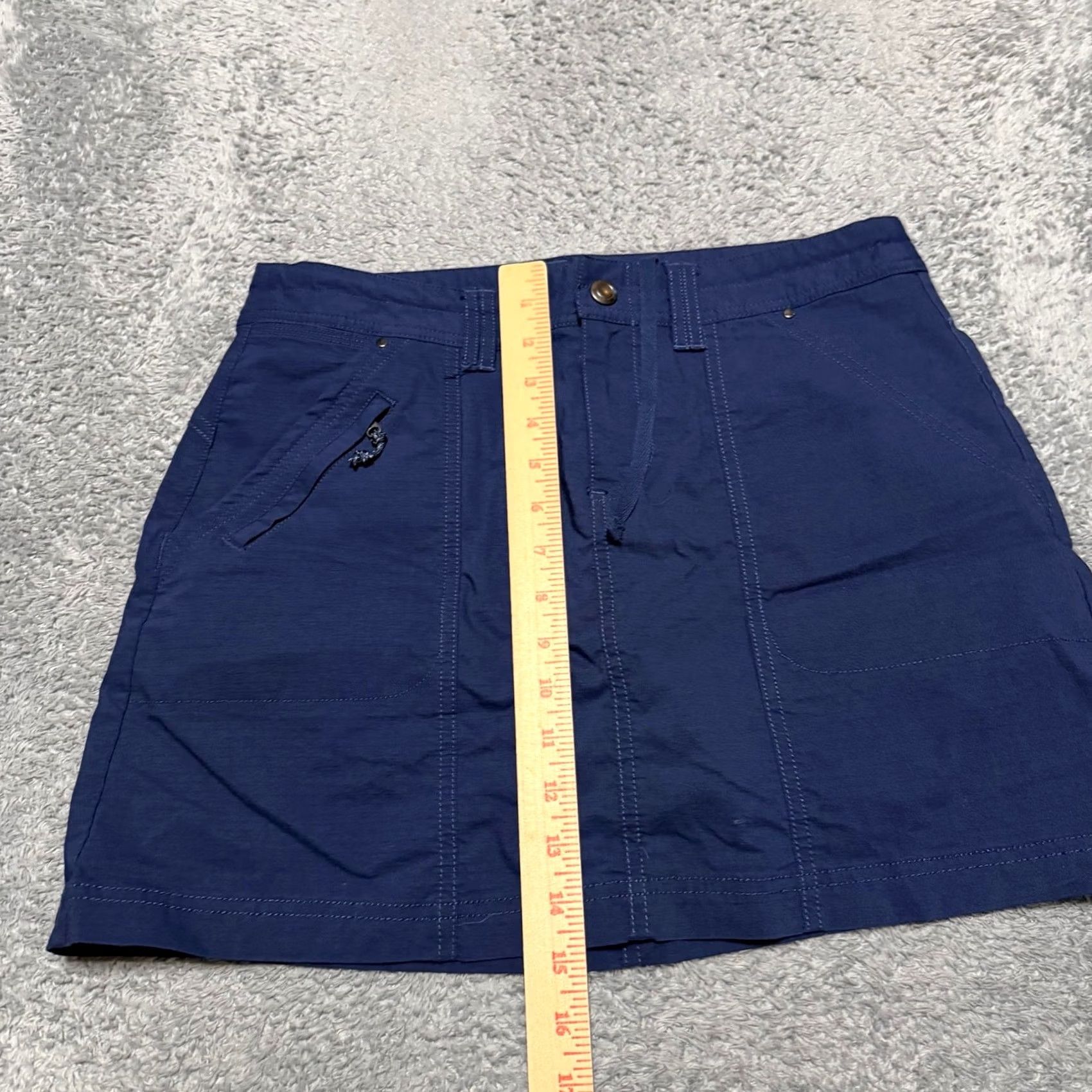 Vintage Title Nine Skirt Womens 6 Navy Blue Pull On Outdoors Hiking Casual Granola Size 28" / US 6 / IT 42 - 8 Thumbnail