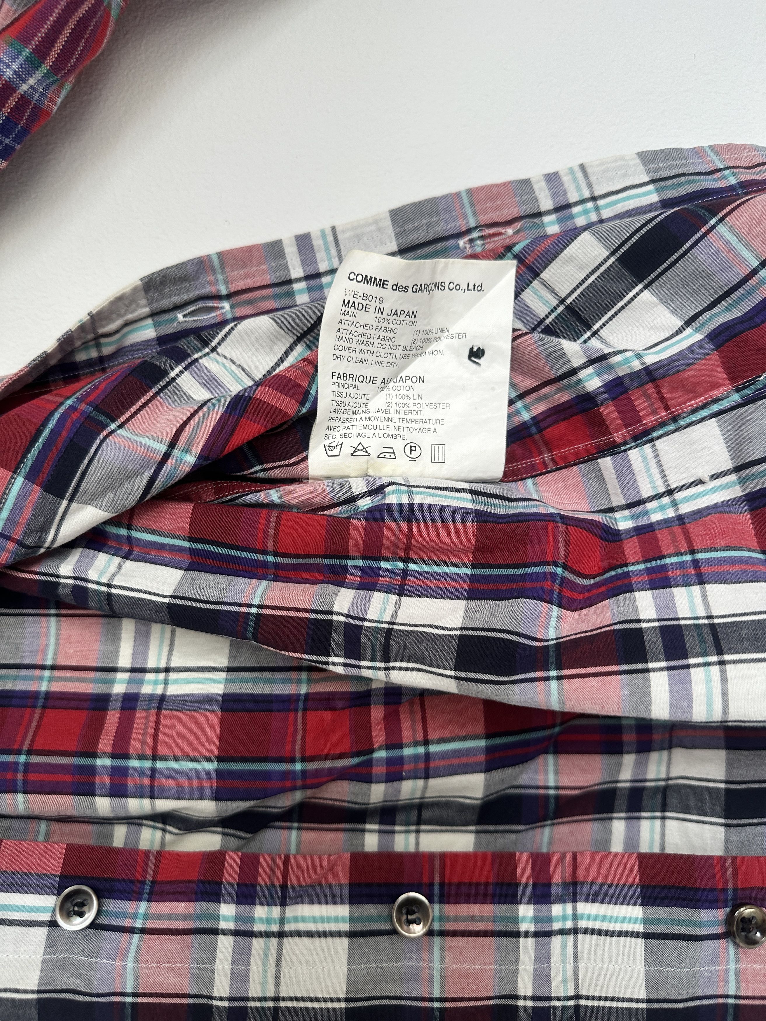 Junya Watanabe Multi fabric shirt Size US S / EU 44-46 / 1 - 6 Thumbnail