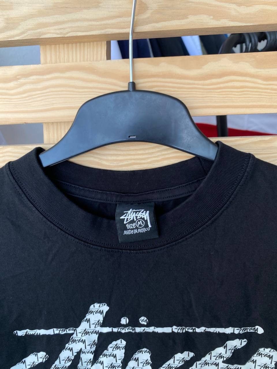 Stussy × Vintage STUSSY VINTAGE RARE LOGO MONOGRAM TEE Size US S / EU 44-46 / 1 - 3 Thumbnail