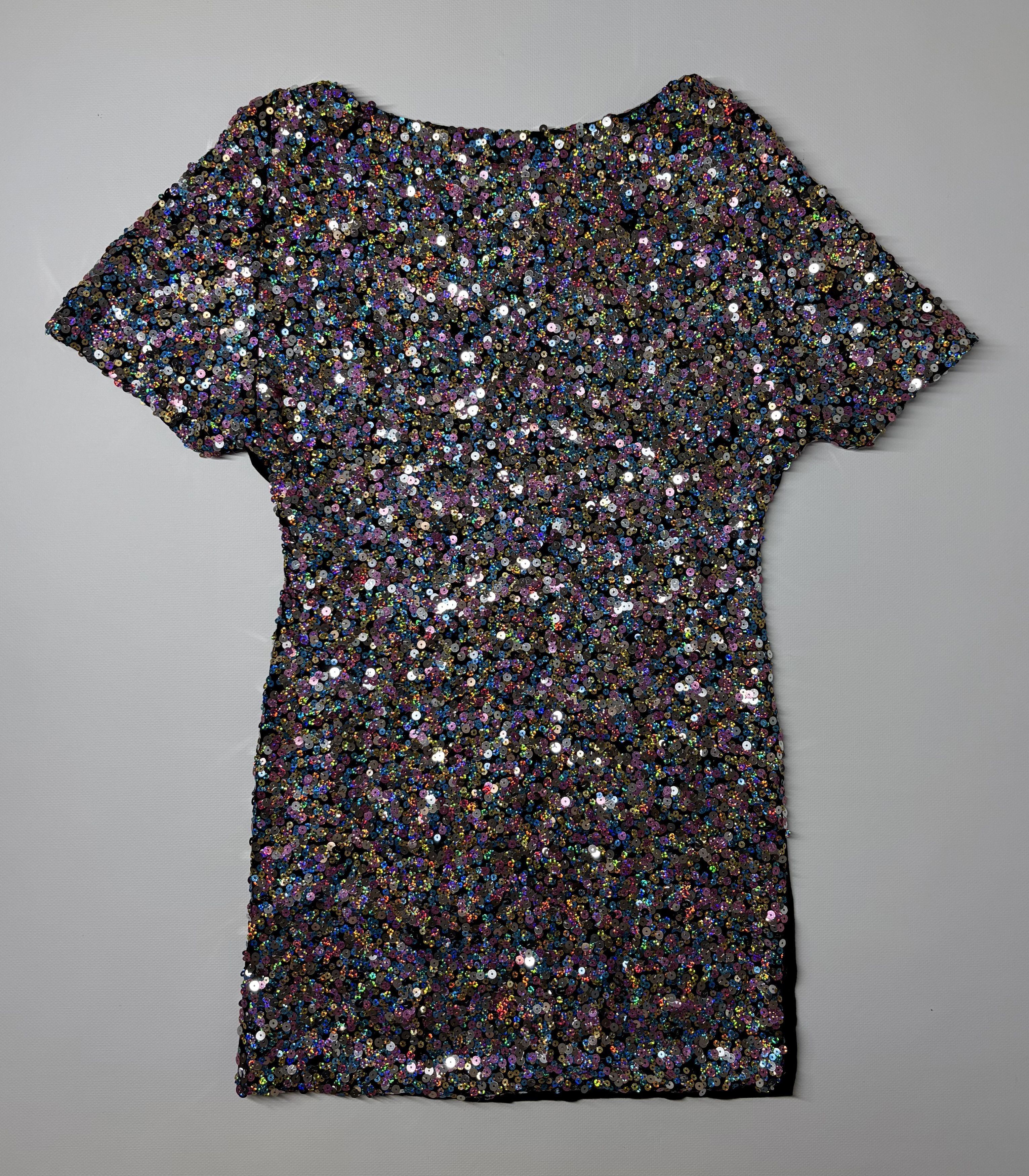 Vintage Vintage Mini Dress Size L / US 10 / IT 46 - 1 Thumbnail