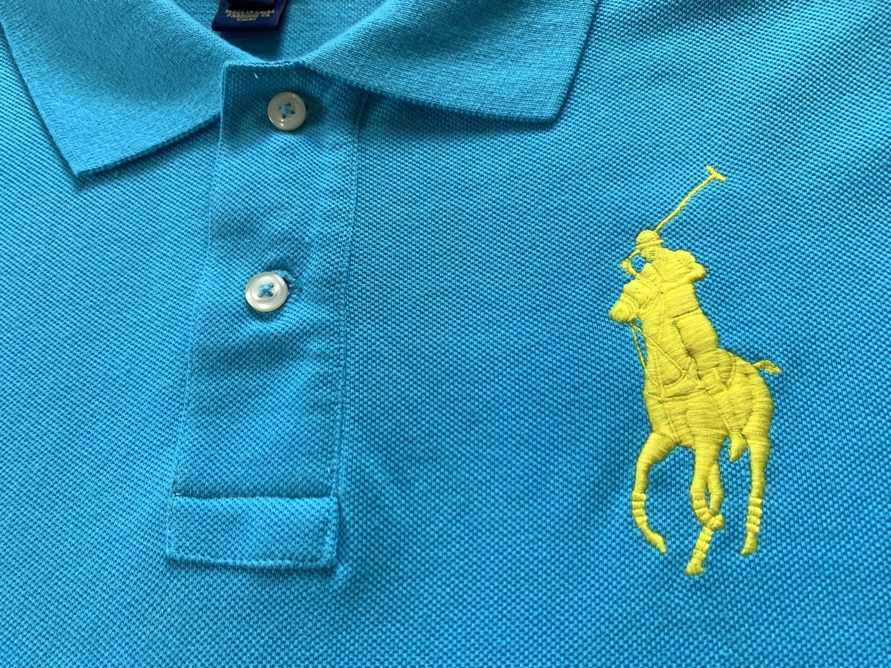 Polo Ralph Lauren × Ralph Lauren Polo Ralph Lauren Youth Cotton Light Blue Big Logo Polo Size US XXS / EU 40 - 5 Thumbnail