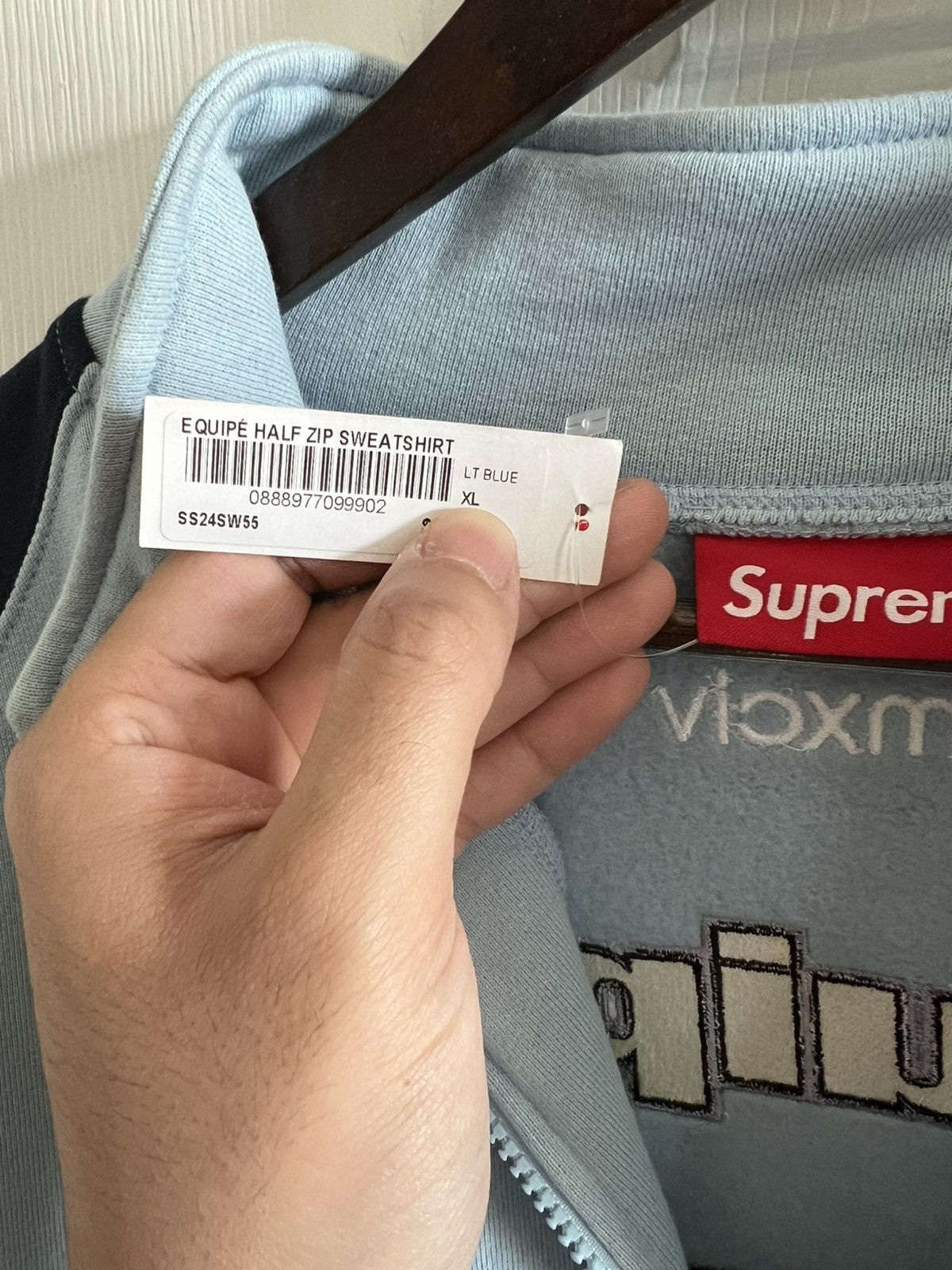 Supreme Supreme ss24 equipé half zip pull over size xl nwt Size US XL / EU 56 / 4 - 4 Thumbnail