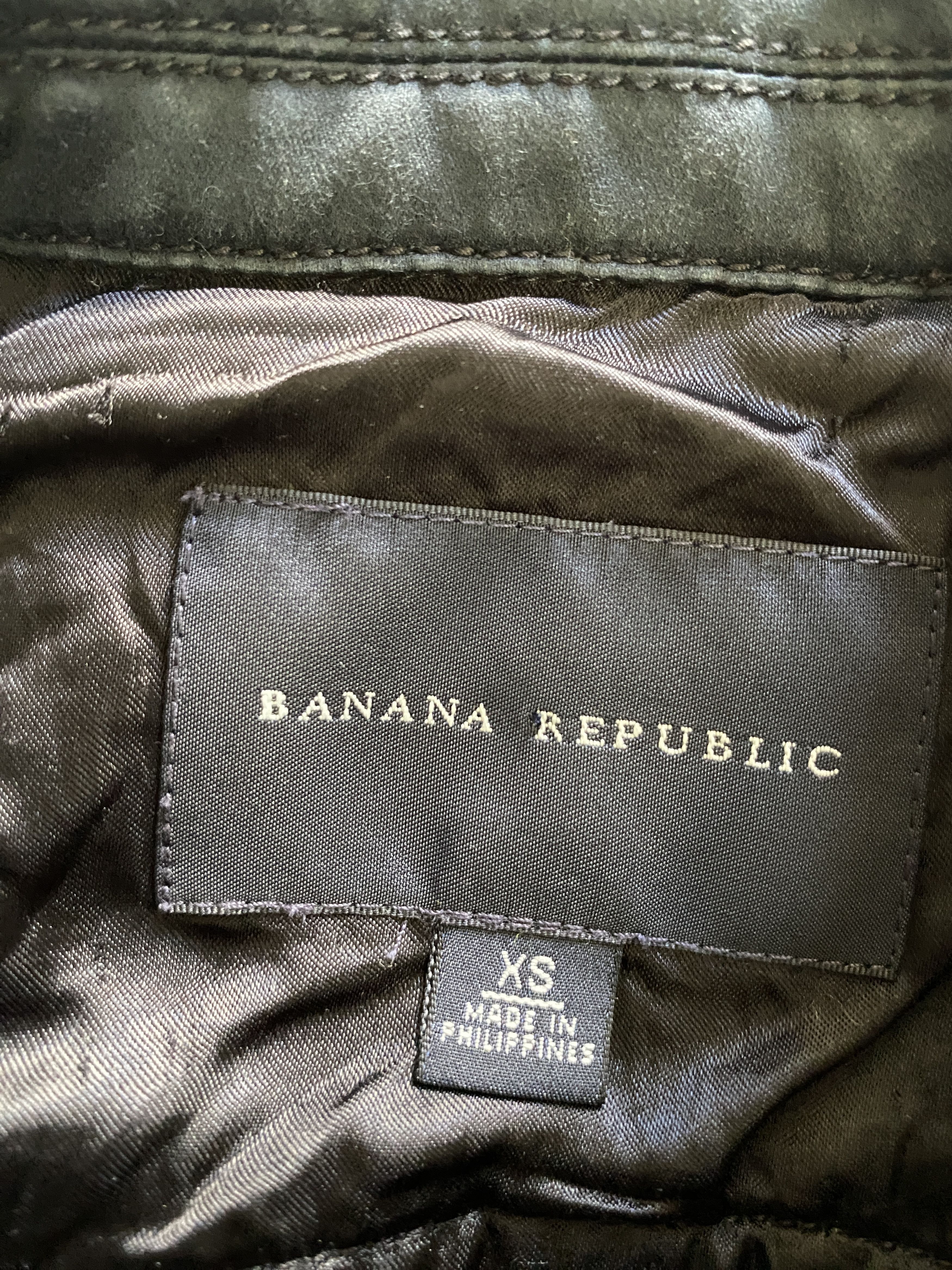 Banana Republic Banana Republic Black/Dark Navy Cotton Trench Coat – Size XS Size XS / US 0-2 / IT 36-38 - 11 Thumbnail