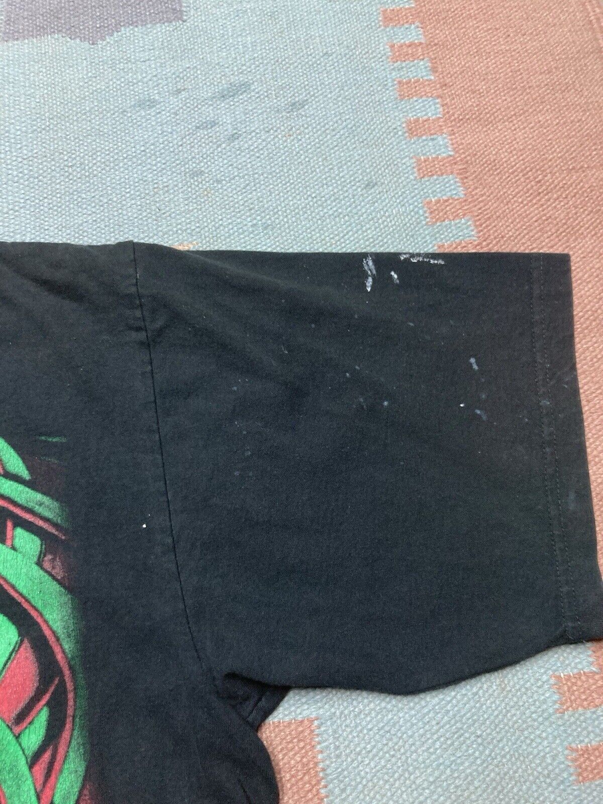 Vintage VTG 90s t shirt skull tribal grunge double sided skater XXL Size US XXL / EU 58 / 5 - 7 Thumbnail