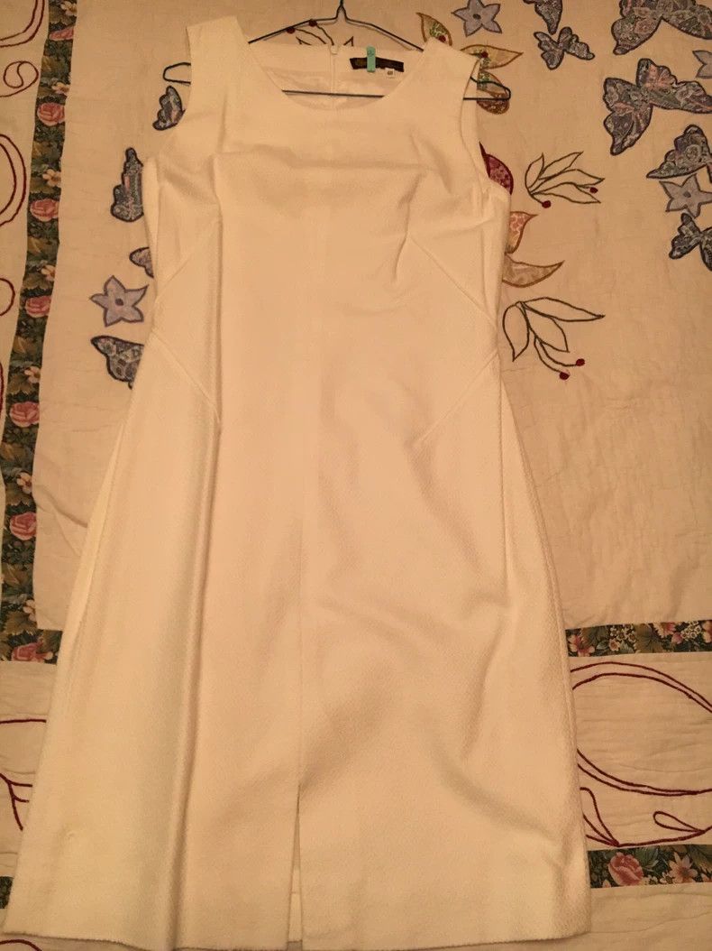 Loro Piana LORO PIANA White cotton jacquard vest skirt Size XS / US 0-2 / IT 36-38 - 1 Thumbnail