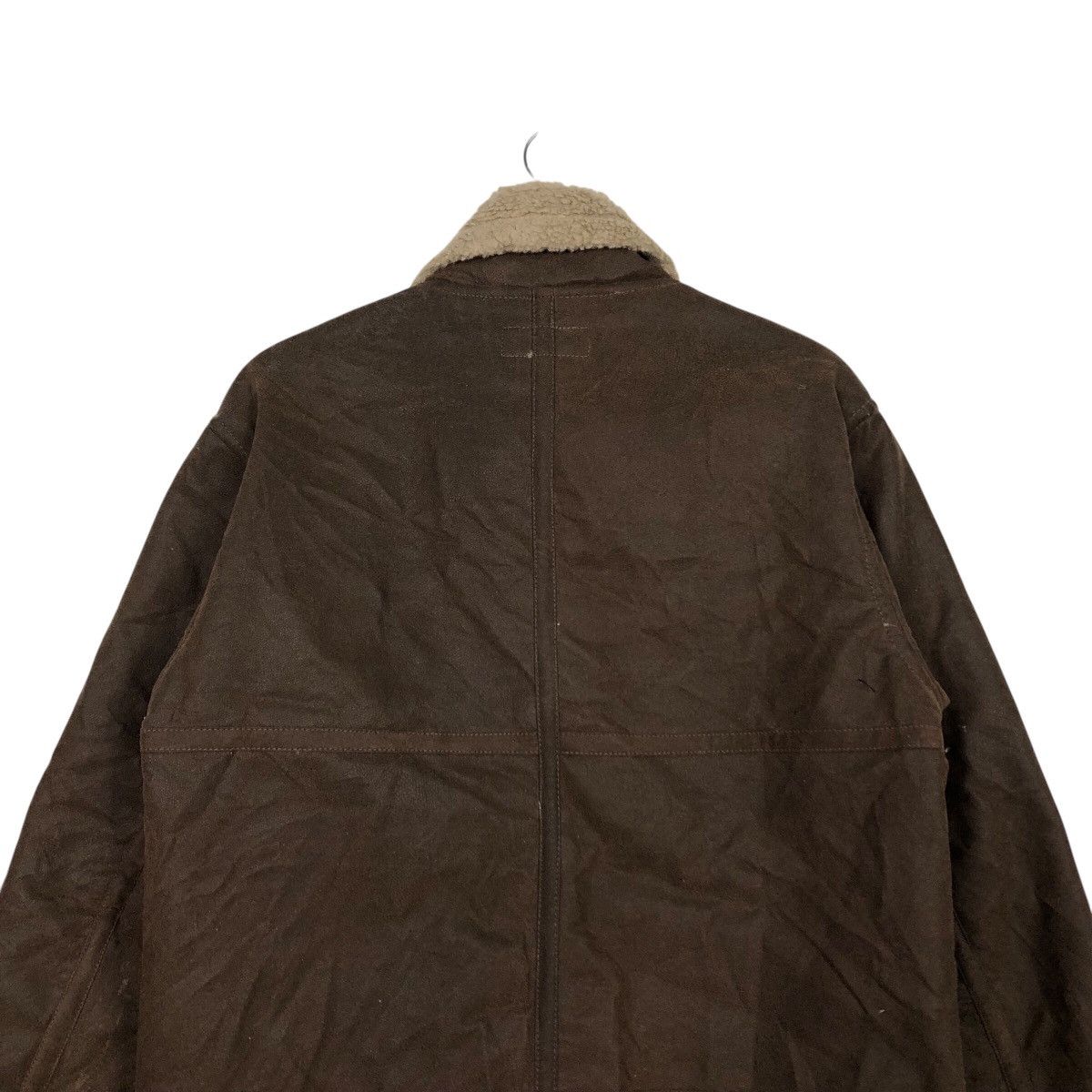 Japanese Brand 📌Vintage Leather Jacket Baffy Shearling Blanket B3 Design Size US M / EU 48-50 / 2 - 10 Thumbnail