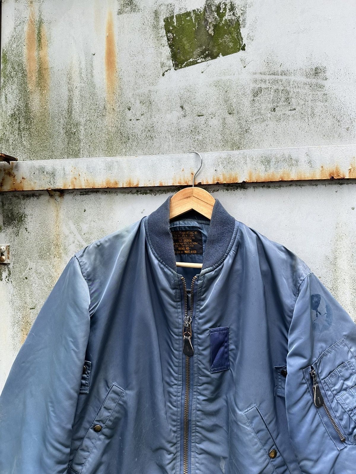 Vintage 🪖Vintage THRASHED MFG USAF Bomber Jacket Size US M / EU 48-50 / 2 - 4 Thumbnail