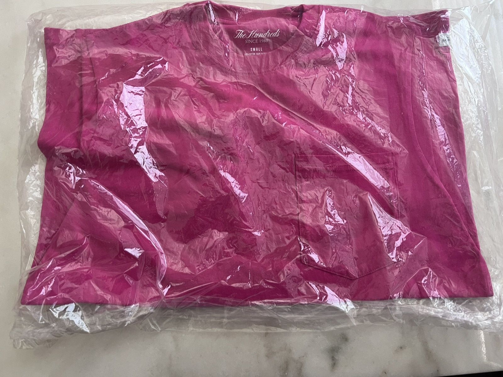 The Hundreds The Hundreds Mens Pink Perfect Pocket T-Shirt Size Small Size US S / EU 44-46 / 1 - 3 Thumbnail