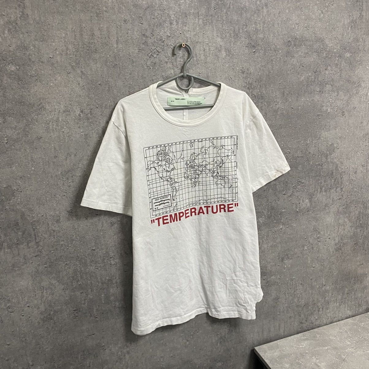 Off-White OFF WHITE Temperature Map Spliced T-Shirt Size US M / EU 48-50 / 2 - 4 Thumbnail