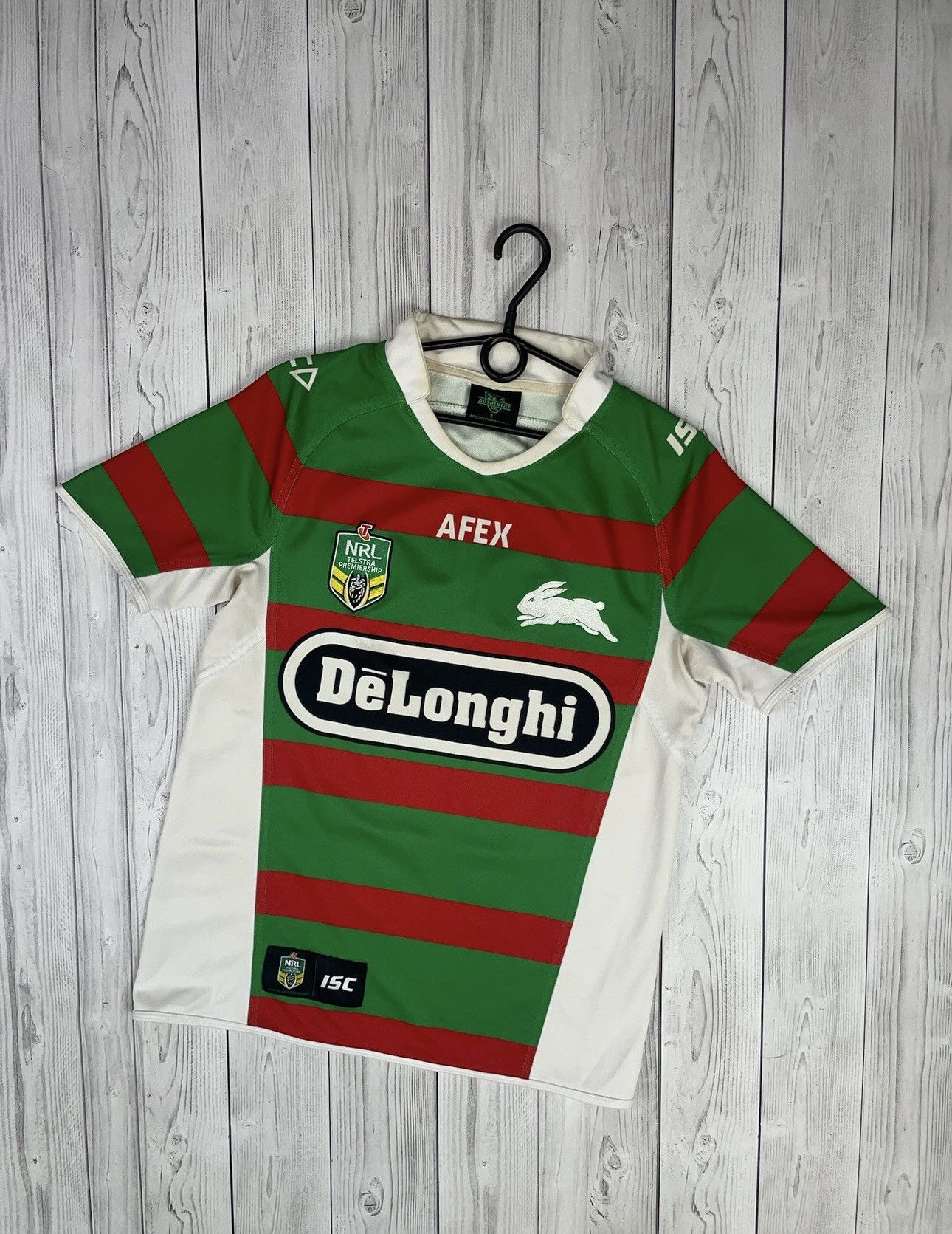 Rugby Ralph Lauren Vintage South Sydney Rugby jersey green striped rabbit S Size US S / EU 44-46 / 1 - 1 Thumbnail
