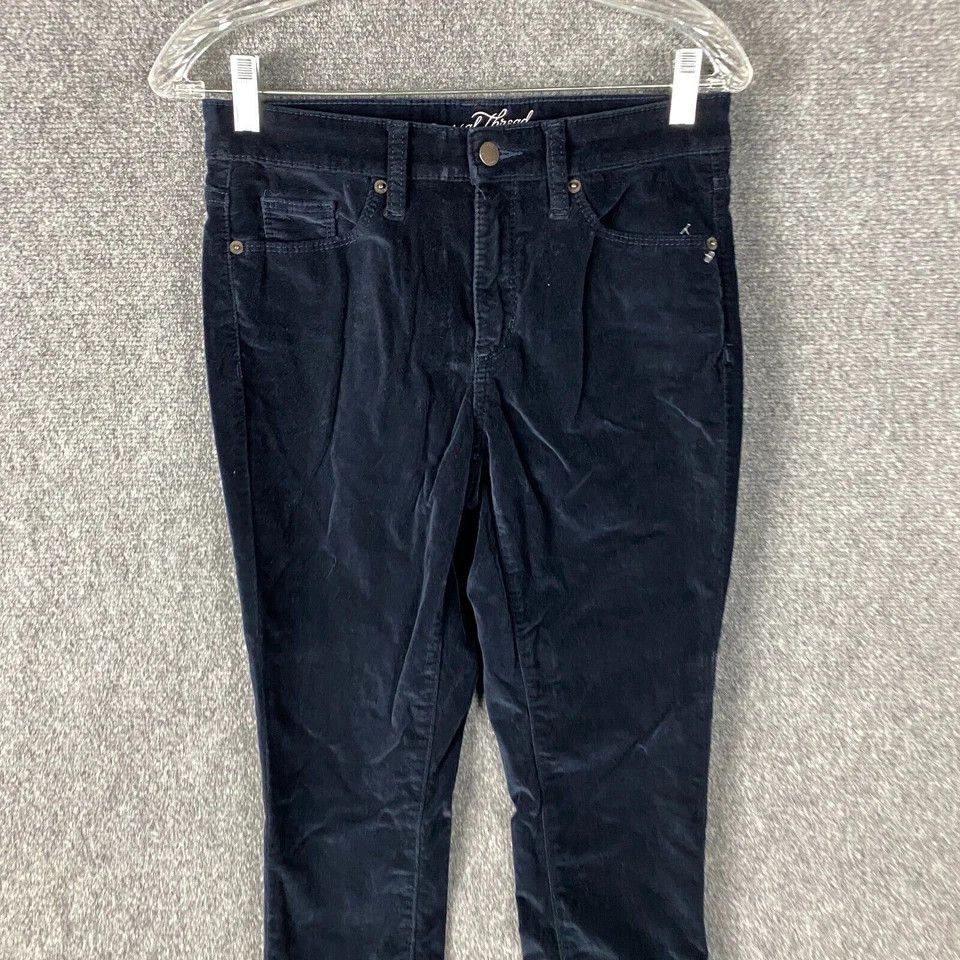 Other Universal Thread Velvet Pants Women's 4/27R Stretch Size 27" / US 4 / IT 40 - 2 Thumbnail