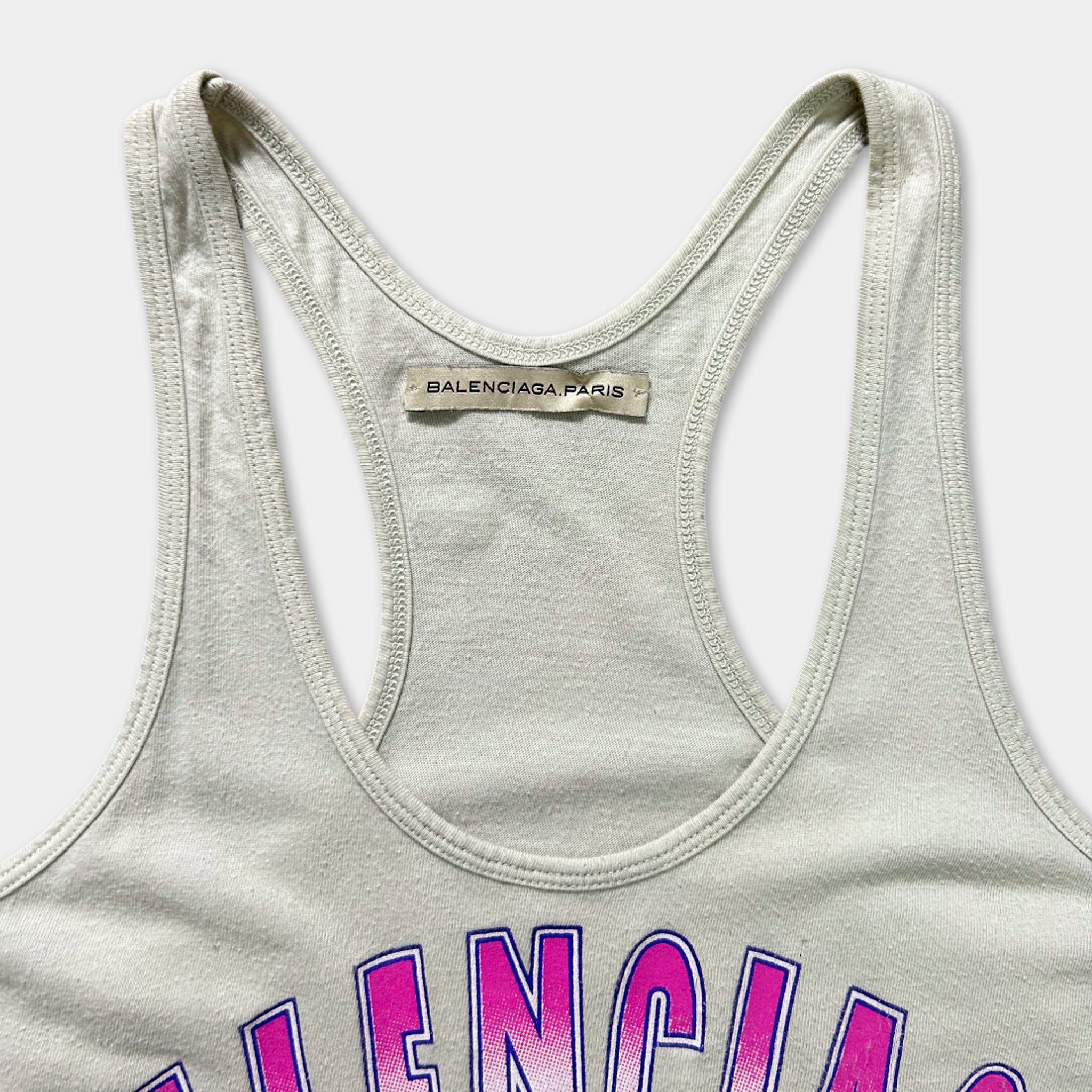 Balenciaga Balenciaga Paris Parfums Graphic Tank Top Size US M / EU 48-50 / 2 - 2 Thumbnail