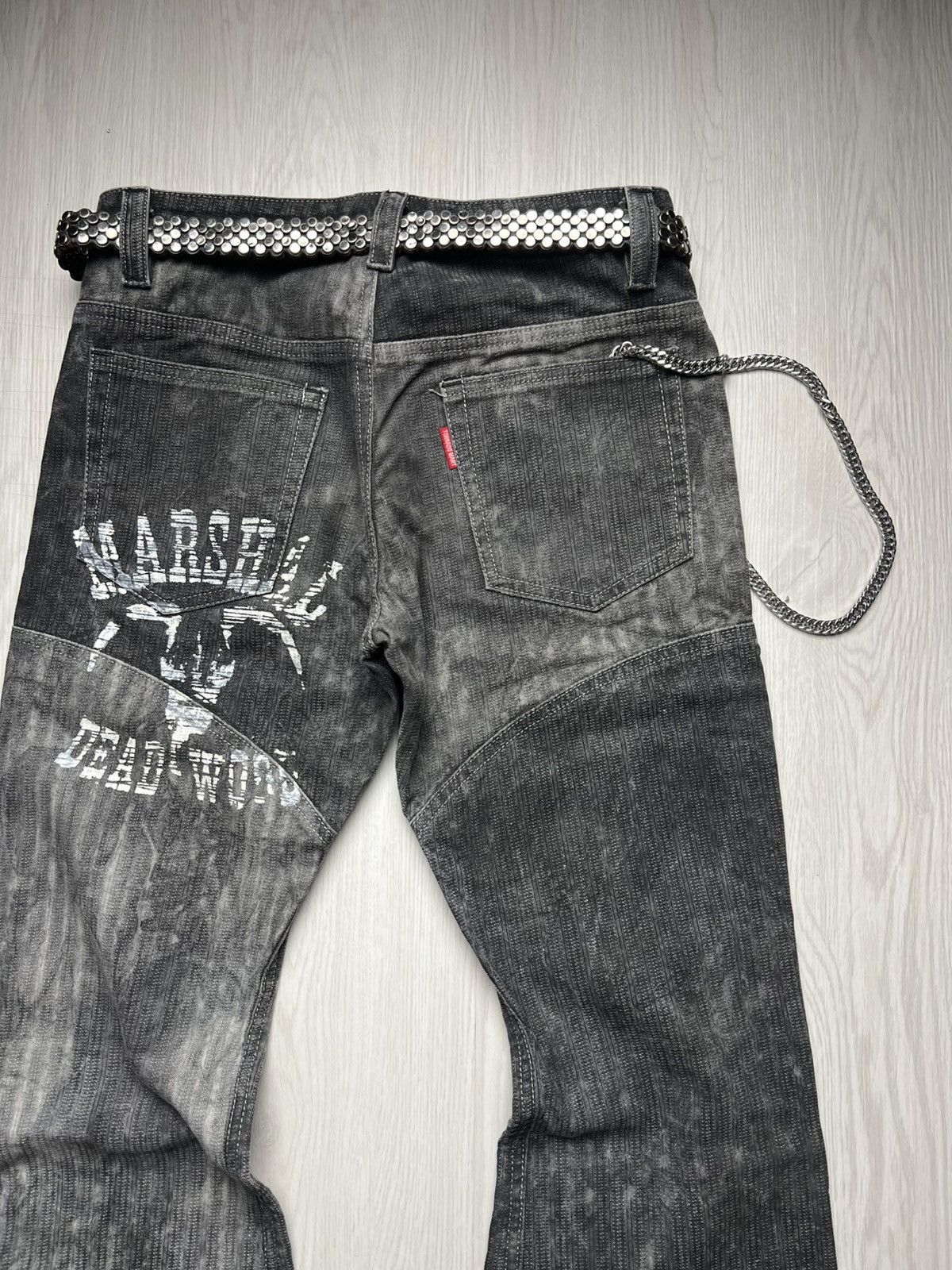 Tornado Mart Vkei Tornado Mart “Marshal Dead Wood” Lace Up Flared Pants Size US 29 - 5 Thumbnail