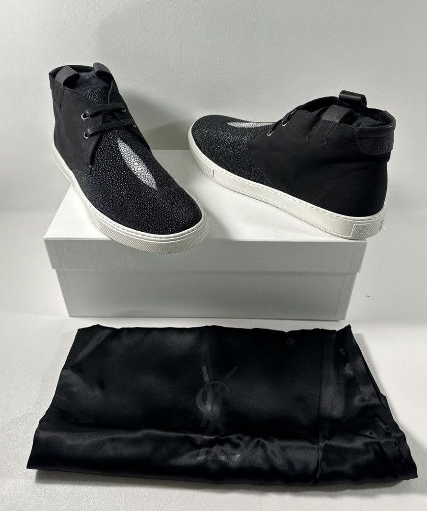 Saint Laurent Paris × Yves Saint Laurent Auth Stingray desert boots Size US 8 / EU 41 - 2 Thumbnail