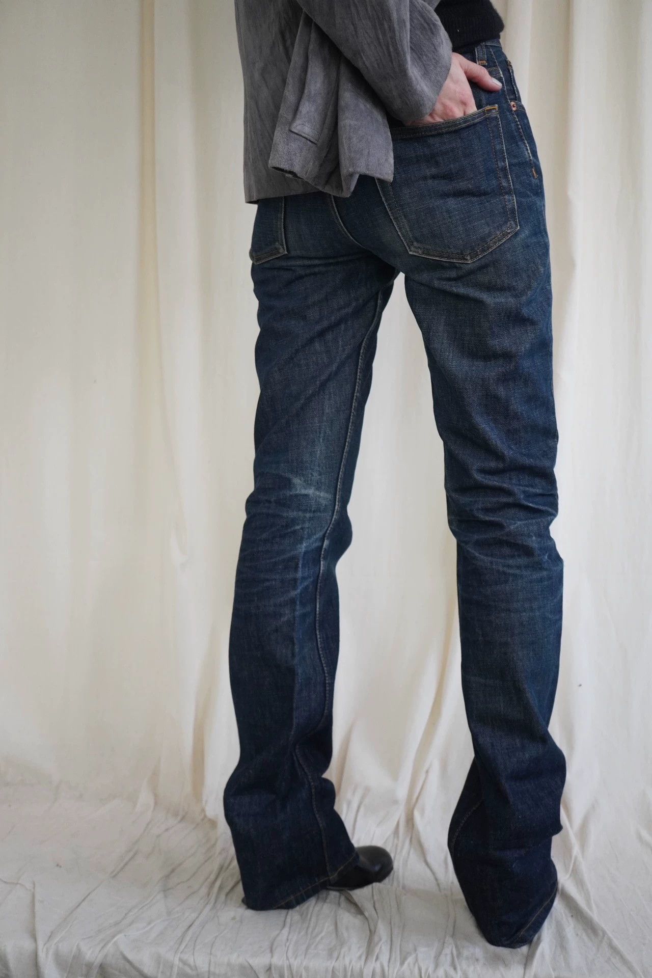 Helmut Lang Helmut Lang 1996 Rare Vintage Washed Long Jeans Size 26 Size 26" / US 2 / IT 38 - 4 Thumbnail