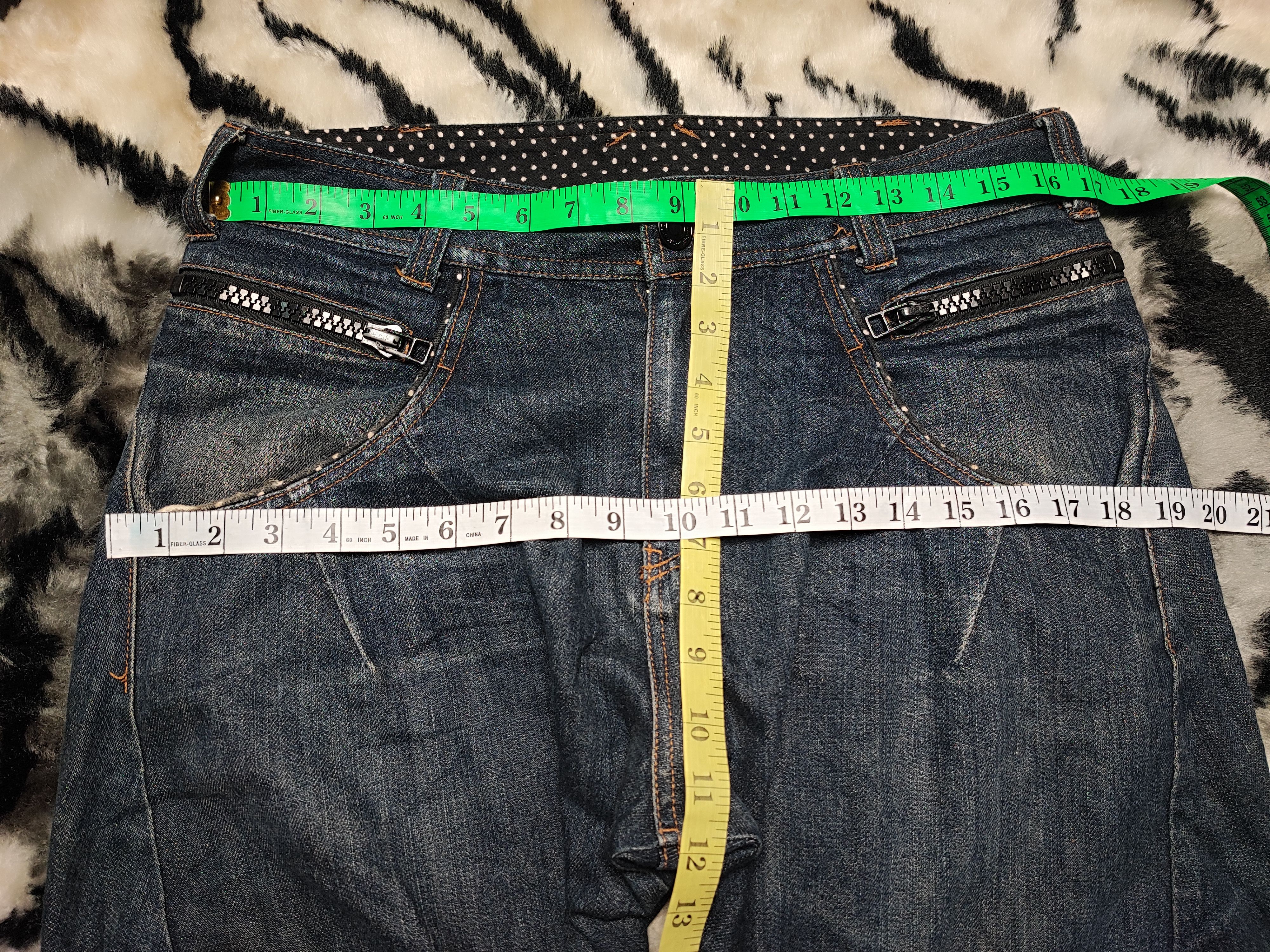 Japanese Brand Double Waist Rimaster Twist Leg Jeans Size US 36 / EU 52 - 5 Thumbnail