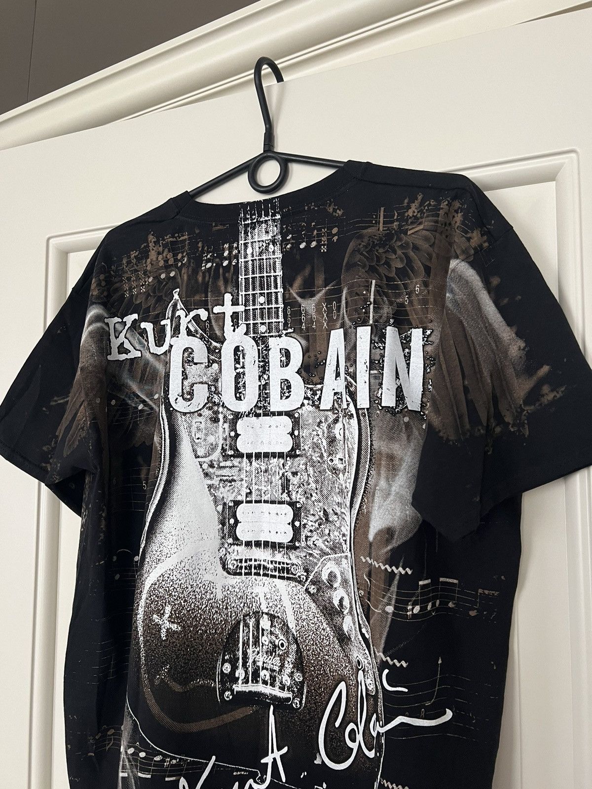 Band Tees × Nirvana 💥💥 Kurt Cobain Nirvana Band Tee Over Print Size US L / EU 52-54 / 3 - 6 Thumbnail
