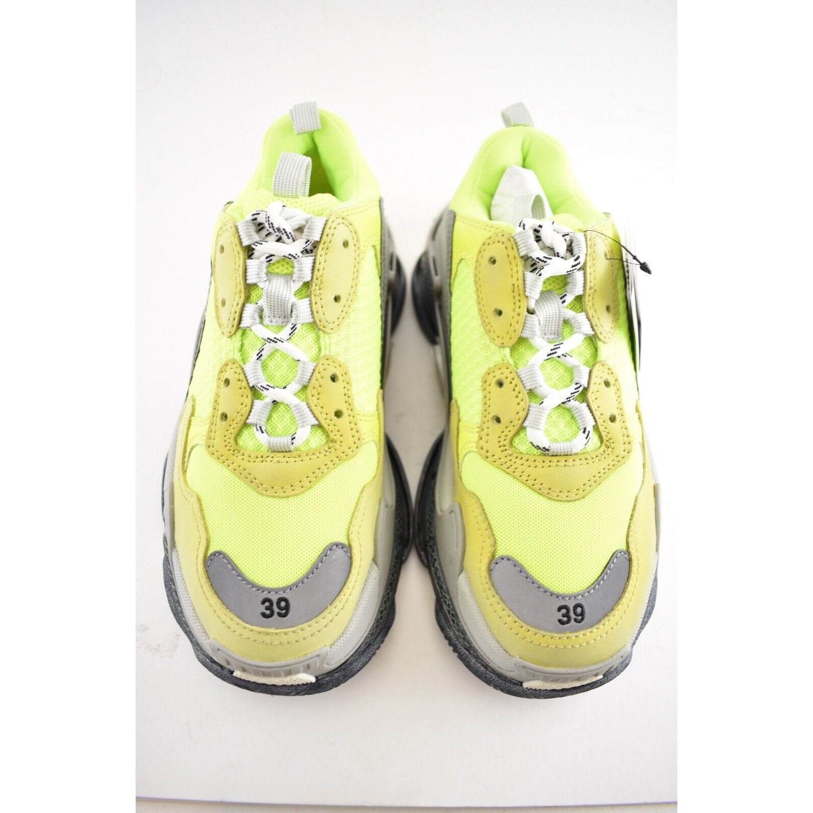 Balenciaga Balenciaga Triple S Mens Jaune Neon Yellow Grey Speed Size US 6 / EU 39 - 6 Thumbnail
