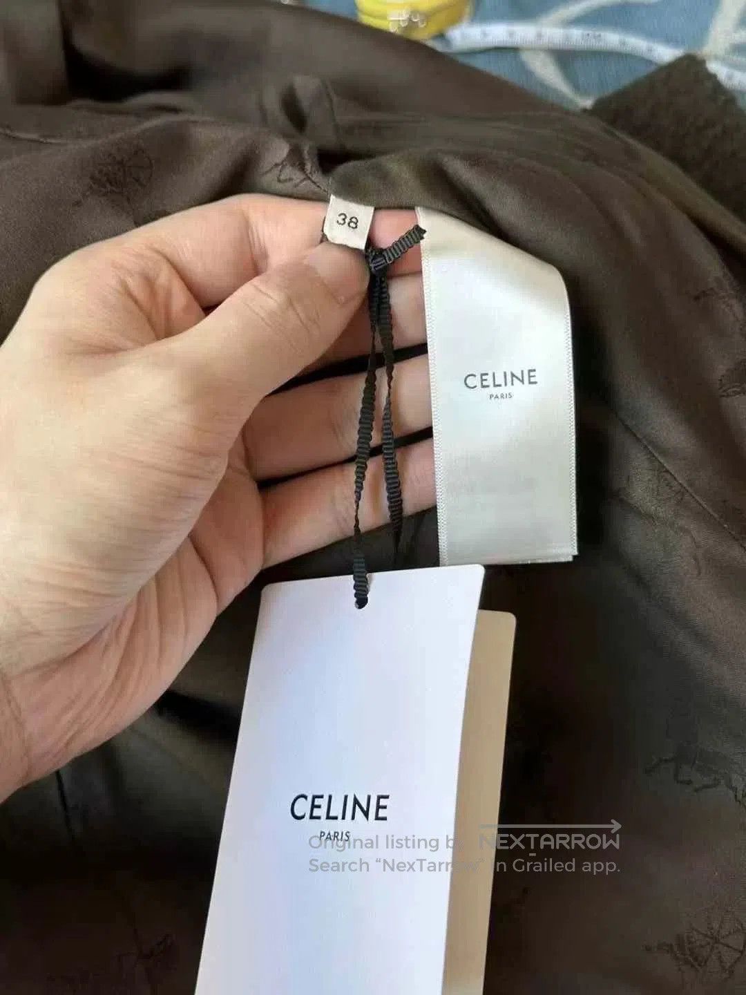 Celine celine green double-breasted wool coat. Size M / US 6-8 / IT 42-44 - 4 Thumbnail