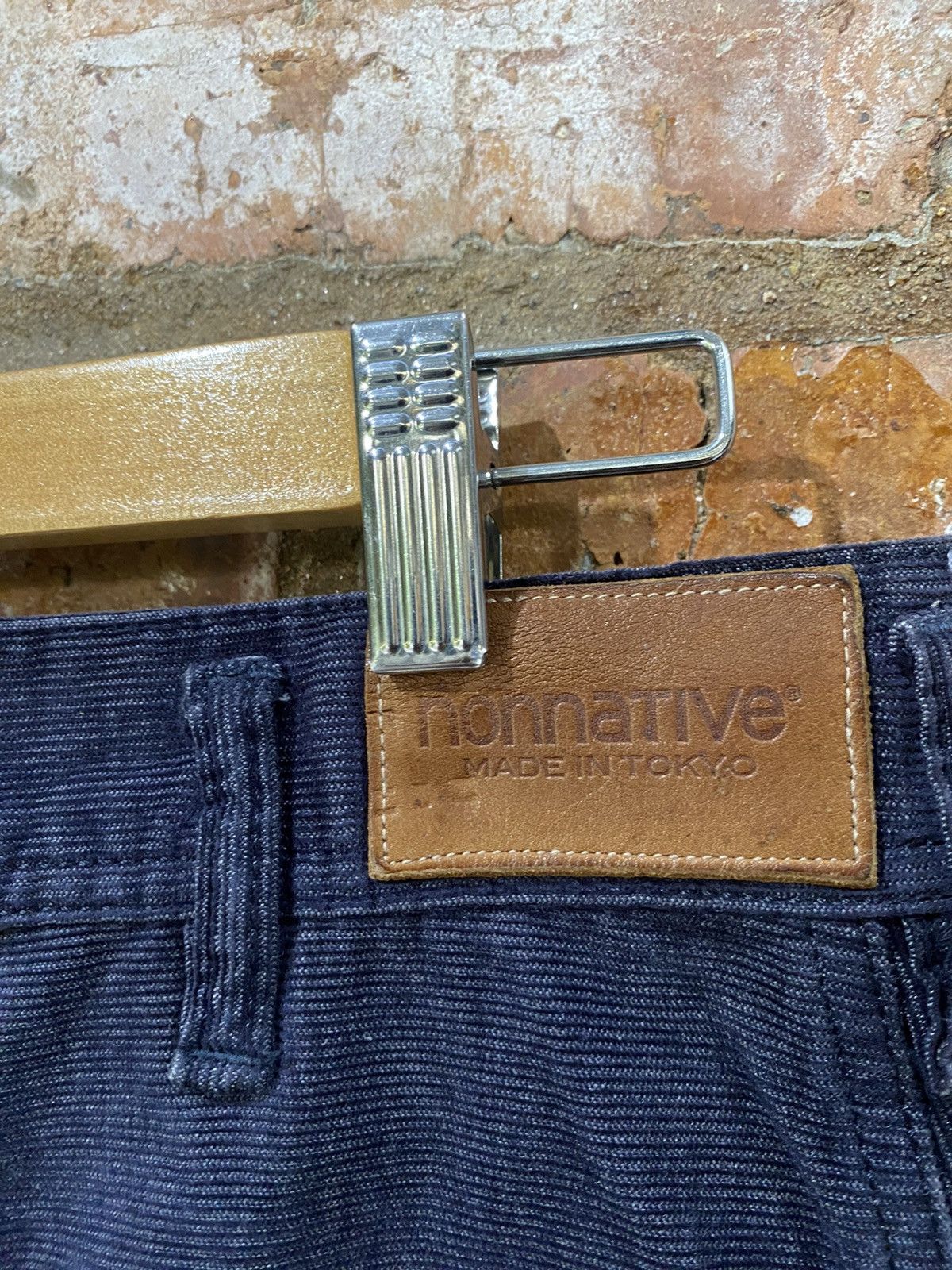 Japanese Brand × Lad Musician × Nonnative 2000s Nonactive indigo courduroy pants Size US 32 / EU 48 - 11 Thumbnail