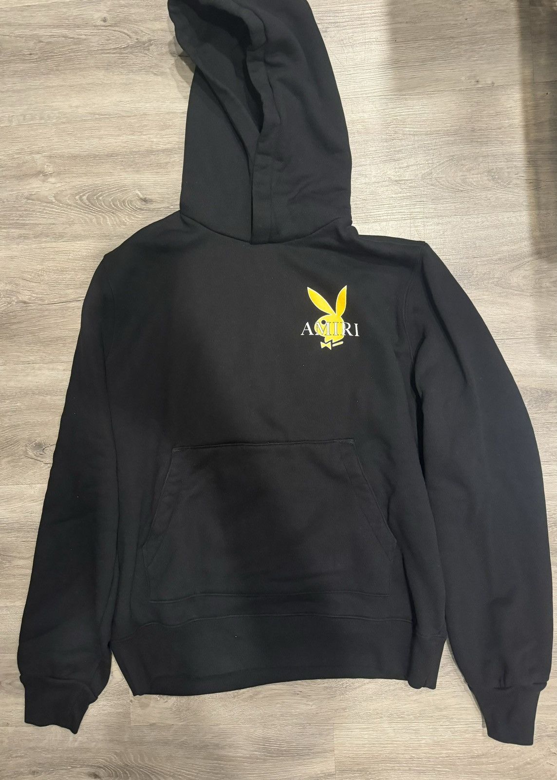 image of Amiri Playboy Hoodie in Black, Men's (Size Medium)
