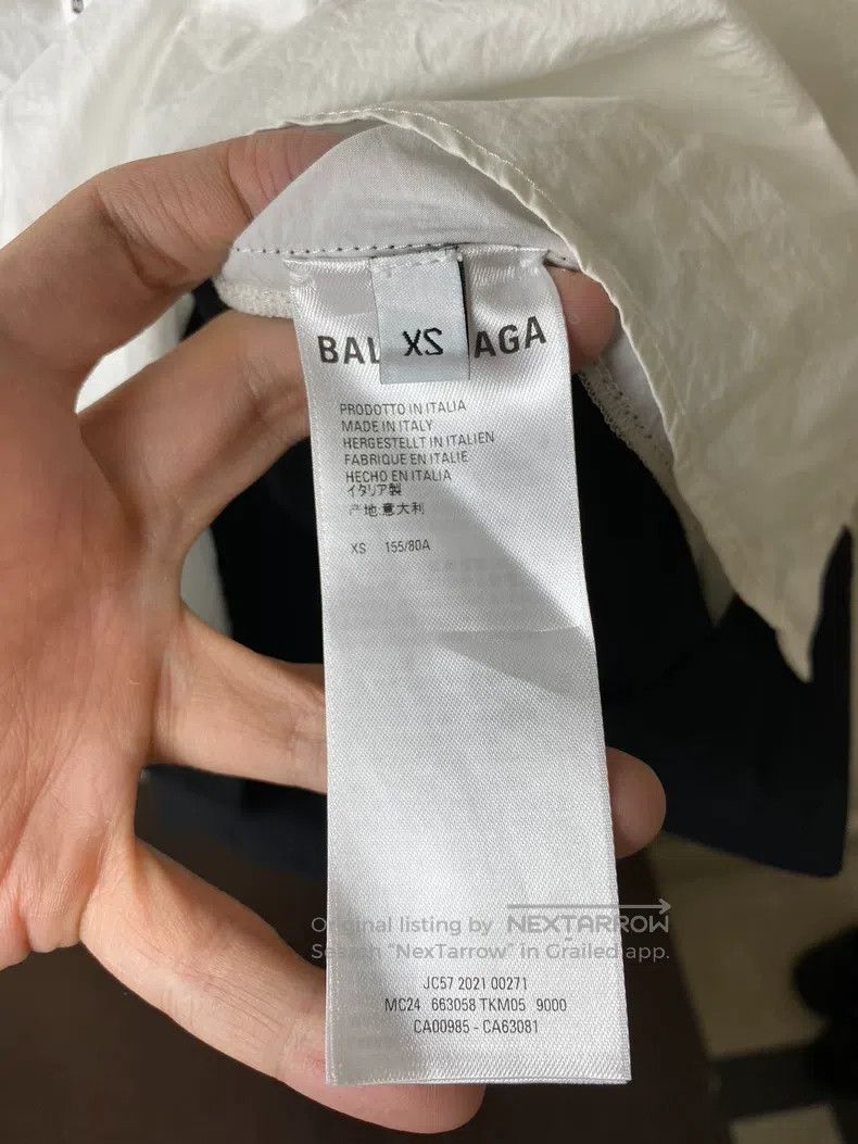 Balenciaga Balenciaga Faux Two-Piece Eco-Friendly Shirt Size US XS / EU 42 / 0 - 3 Thumbnail