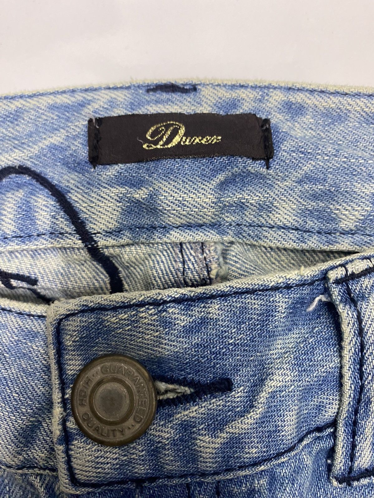 14th Addiction 🔥DUXER JAPAN HYSTERIC GLAMOUR STYLE DISTRESSED DENIM JEANS Size 30" / US 8 / IT 44 - 8 Thumbnail