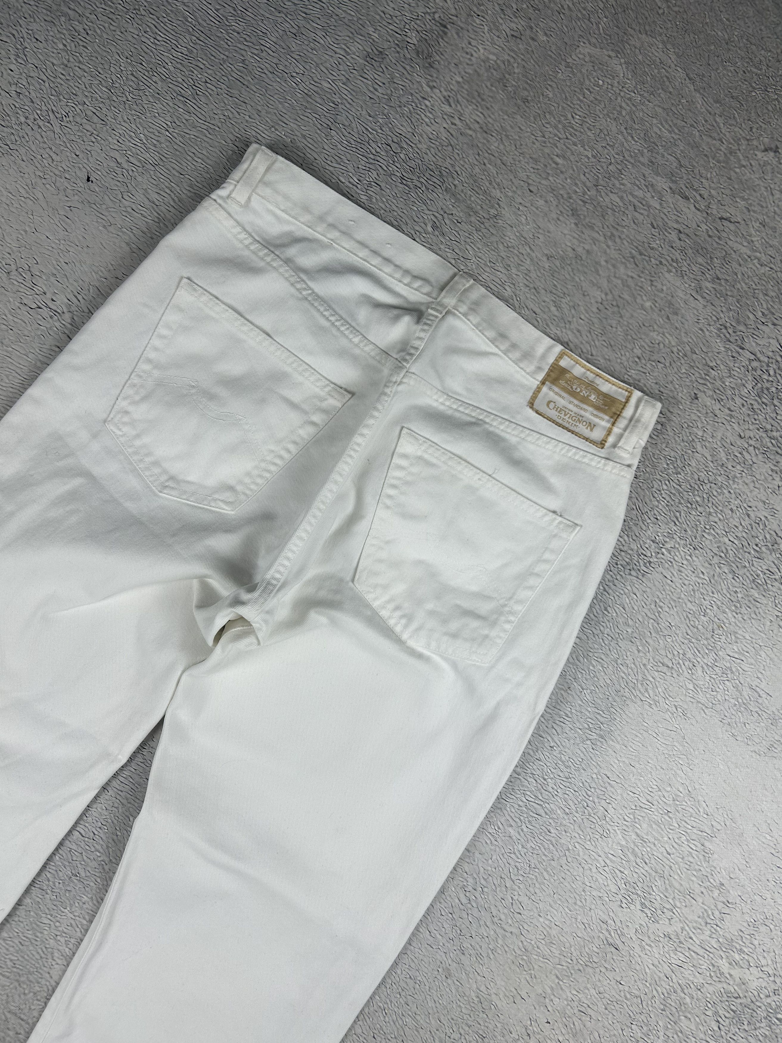 Chevignon × Vintage Chevignon vintage jeans White Straight Oldmoney Style Size US 36 / EU 52 - 2 Thumbnail
