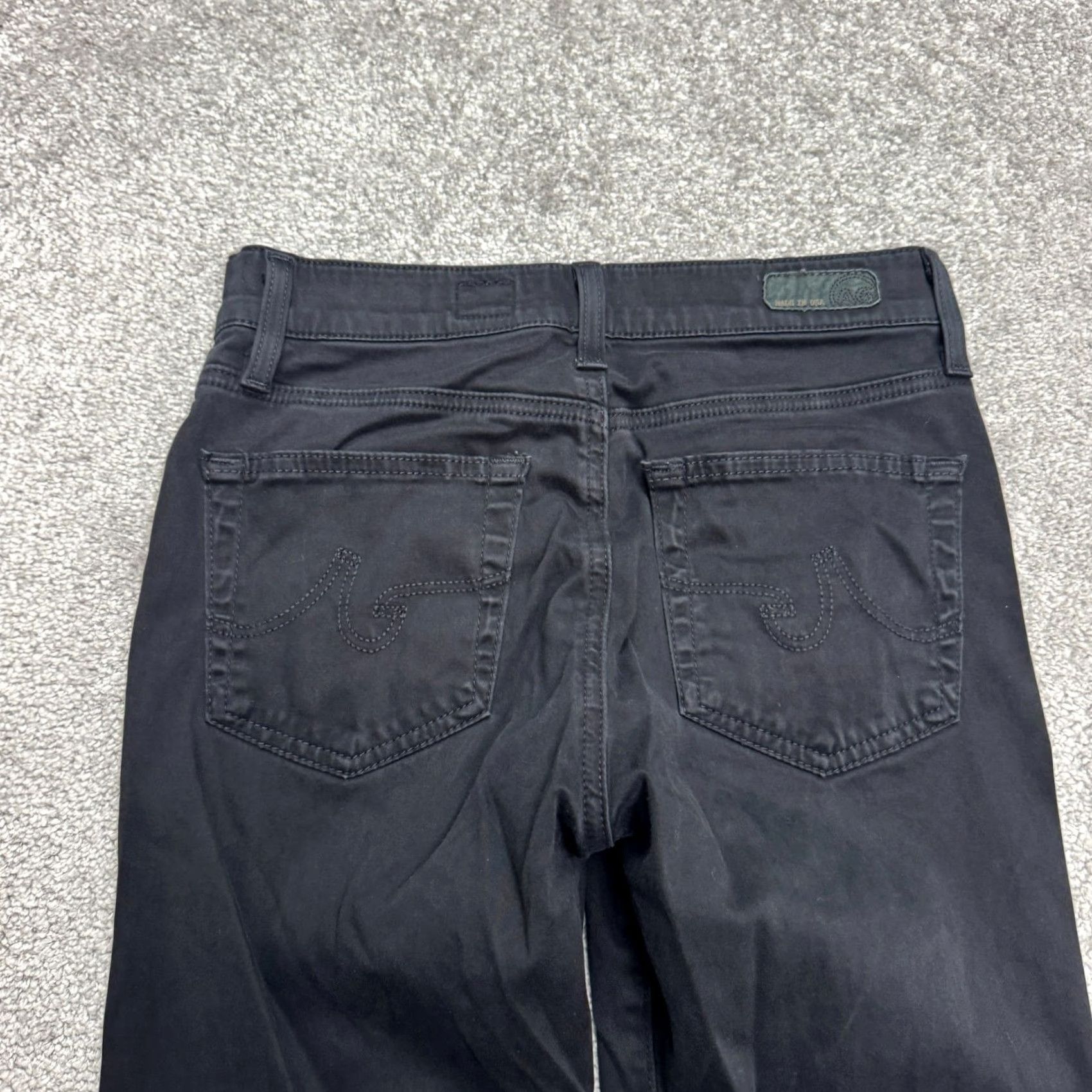 Vintage AG Adriano Goldschmied Farrah Jeans Womens 5-Pocket Denim Slim Stretch Blue 30 Regular Inseam 25 Size 30" / US 8 / IT 44 - 4 Thumbnail