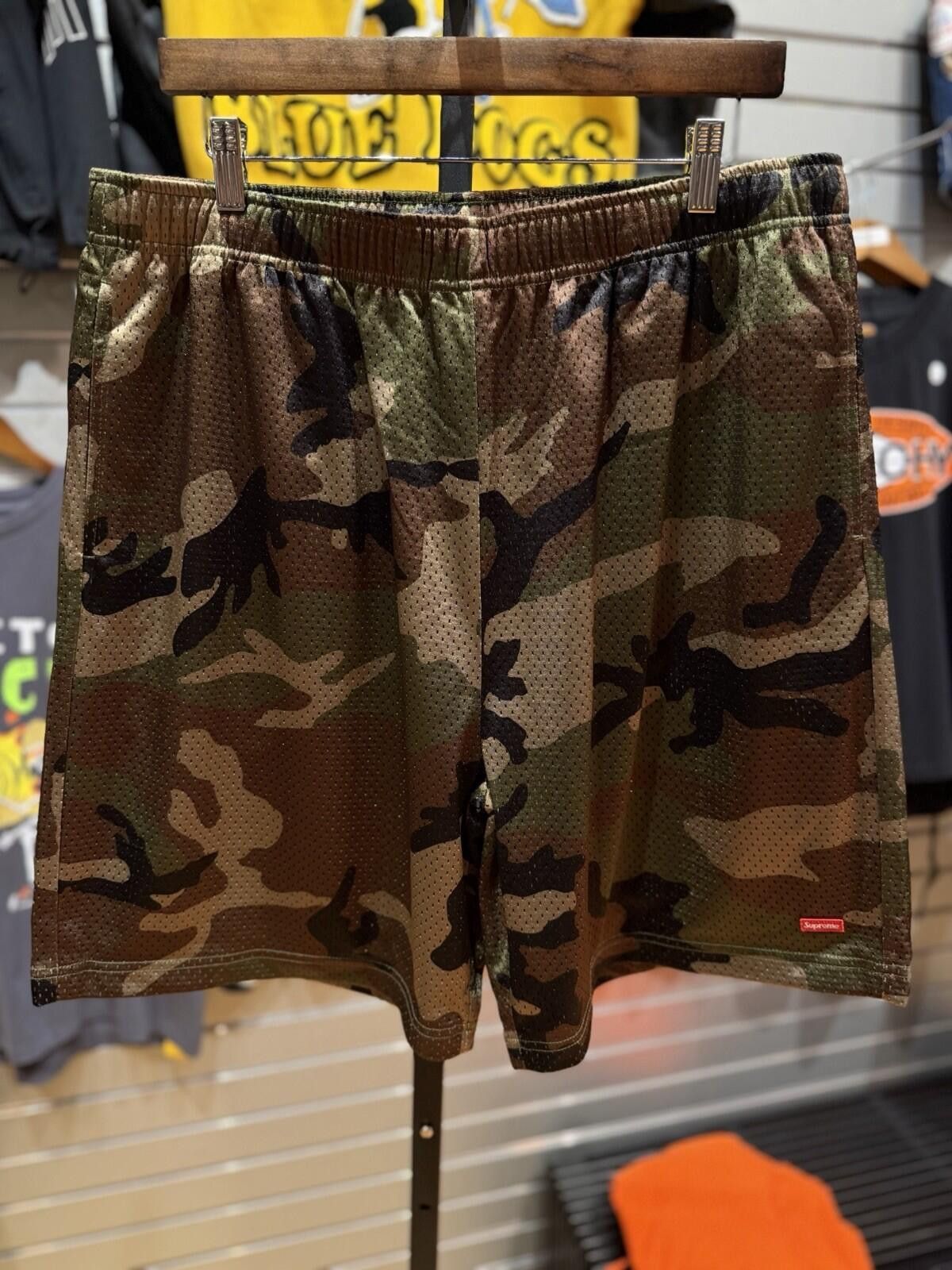Supreme Supreme Small Box Baggy Mesh Shorts Size (Large) NEW Camo Size US 34 / EU 50 - 4 Thumbnail