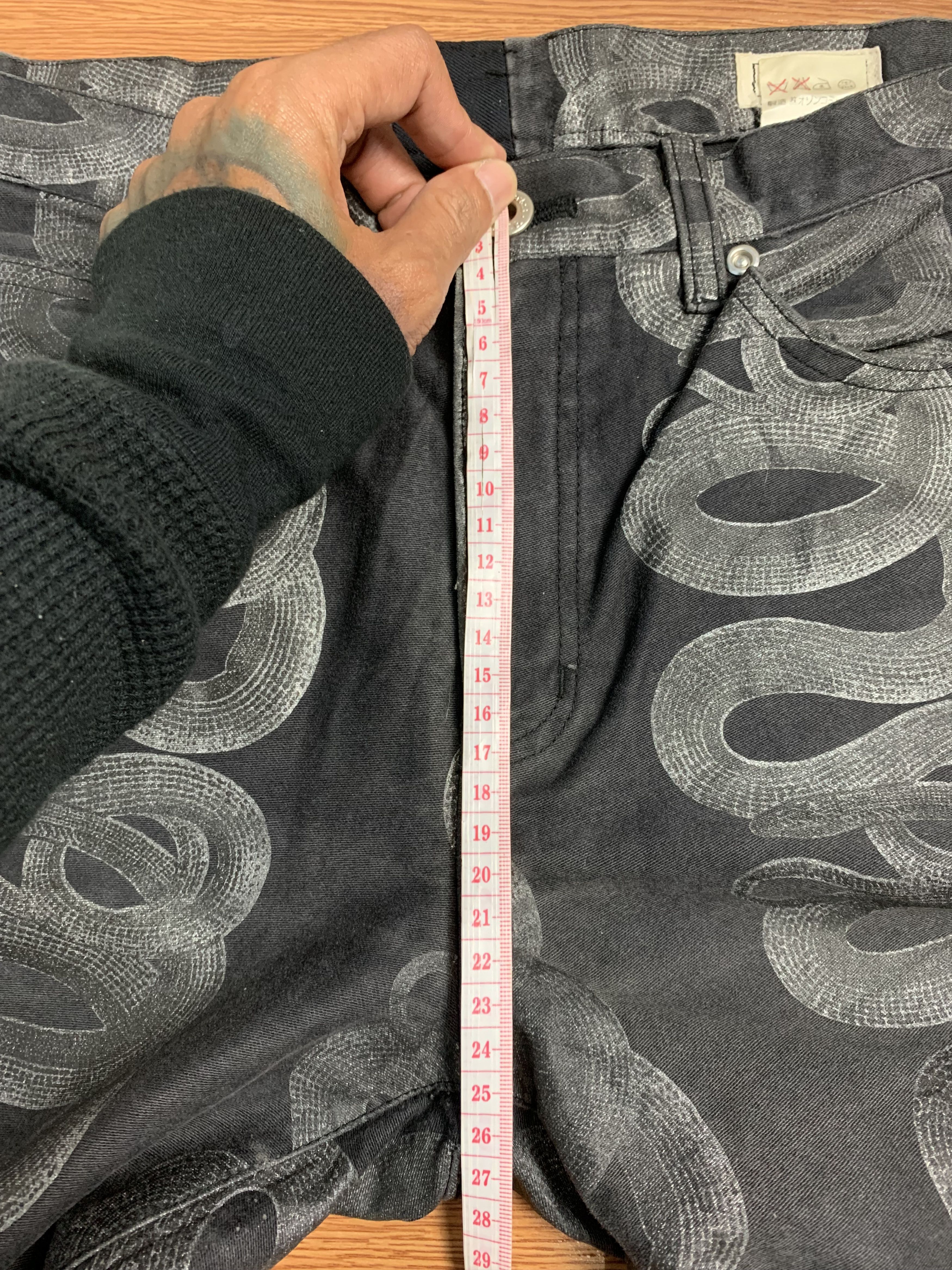 Hysteric Glamour Archive 90s Hysteric Glamour Snake Pants Size US 28 / EU 44 - 18 Thumbnail