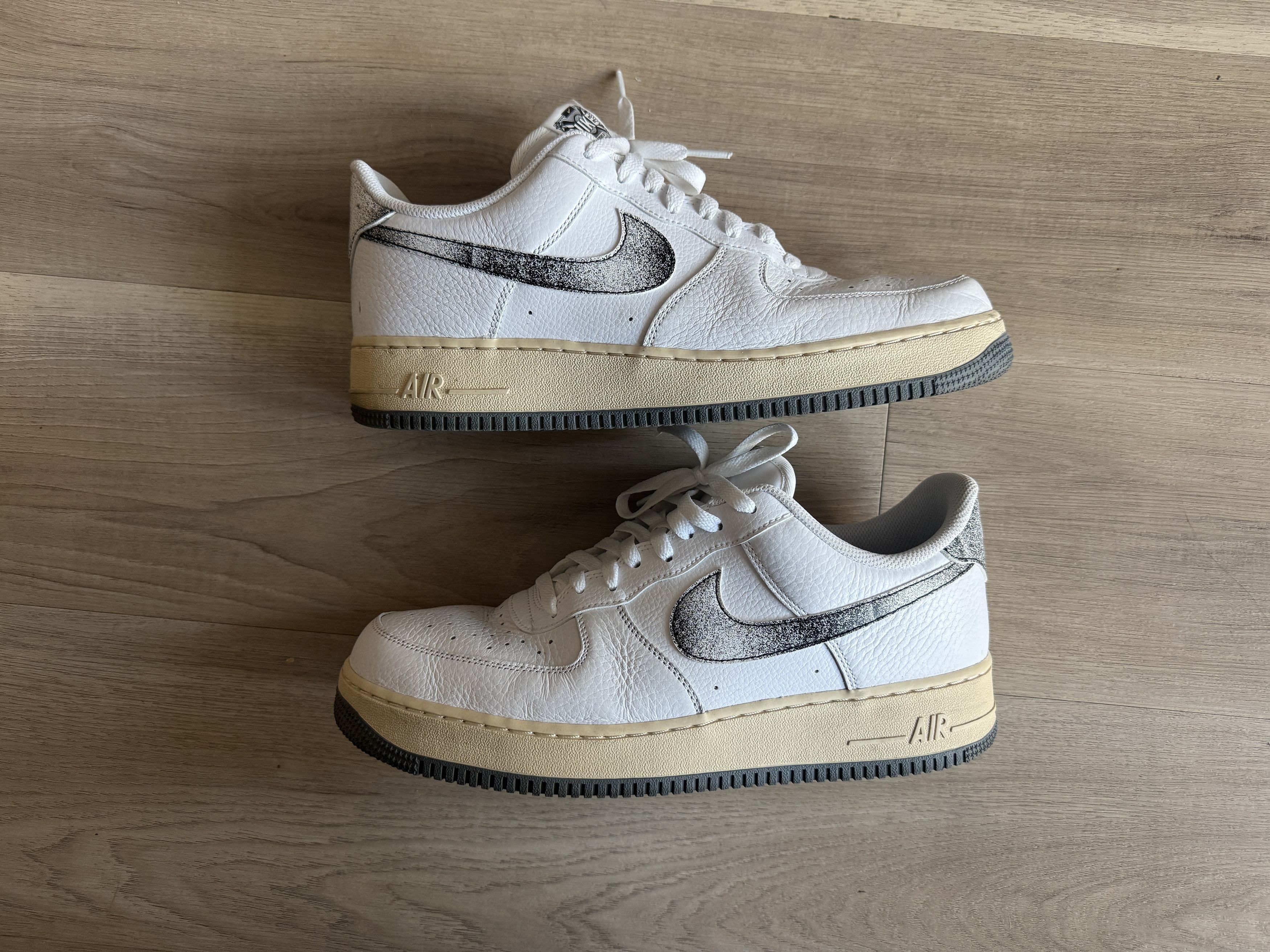 Nike Nike Air Force 1 White/Grey '50 Years of Hip Hop' Sz 12 Size US 12 / EU 45 - 1 Thumbnail