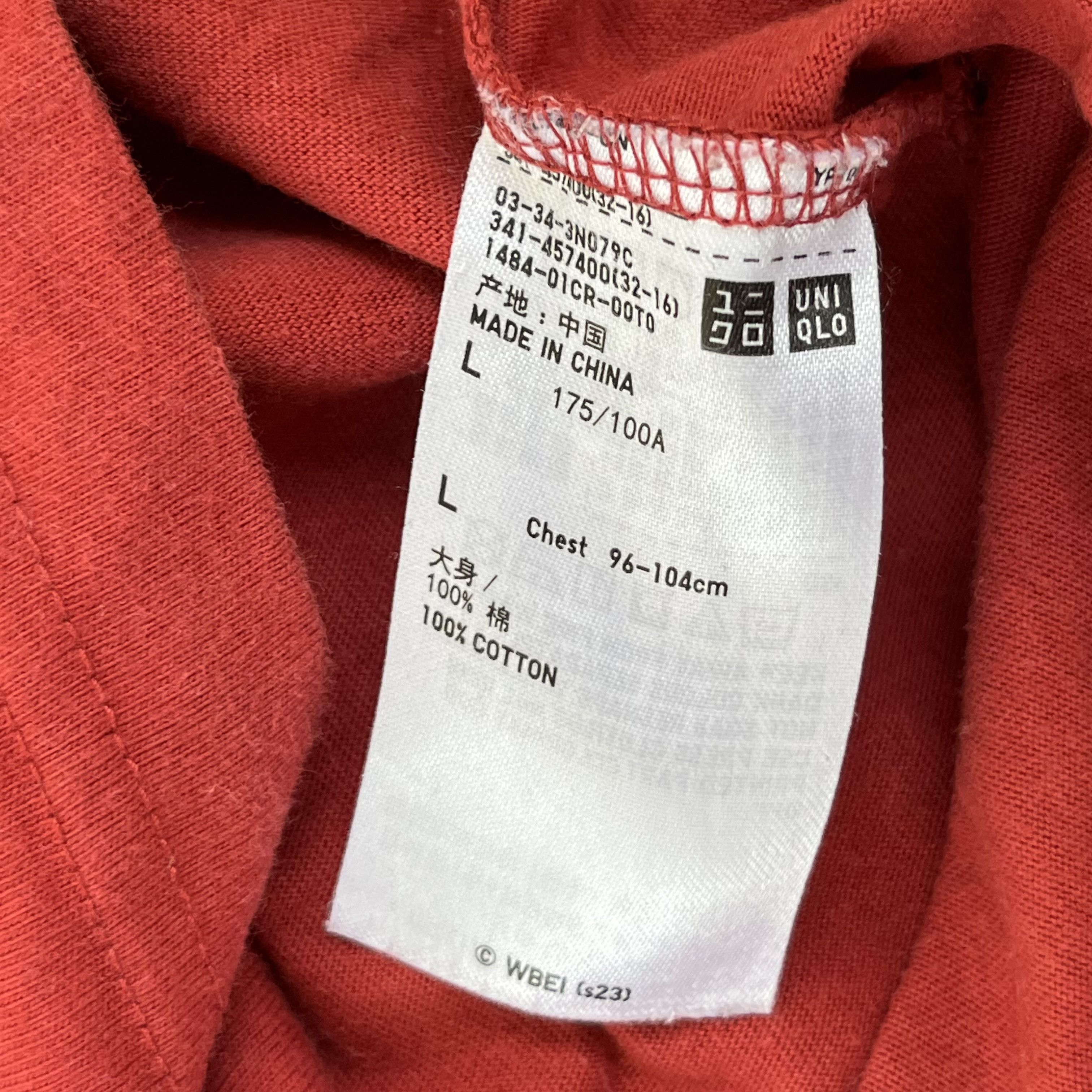 Cartoon Network × Uniqlo Uniqlo x Looney Tunes Bugs Bunny red t shirt tee print Size US L / EU 52-54 / 3 - 11 Thumbnail