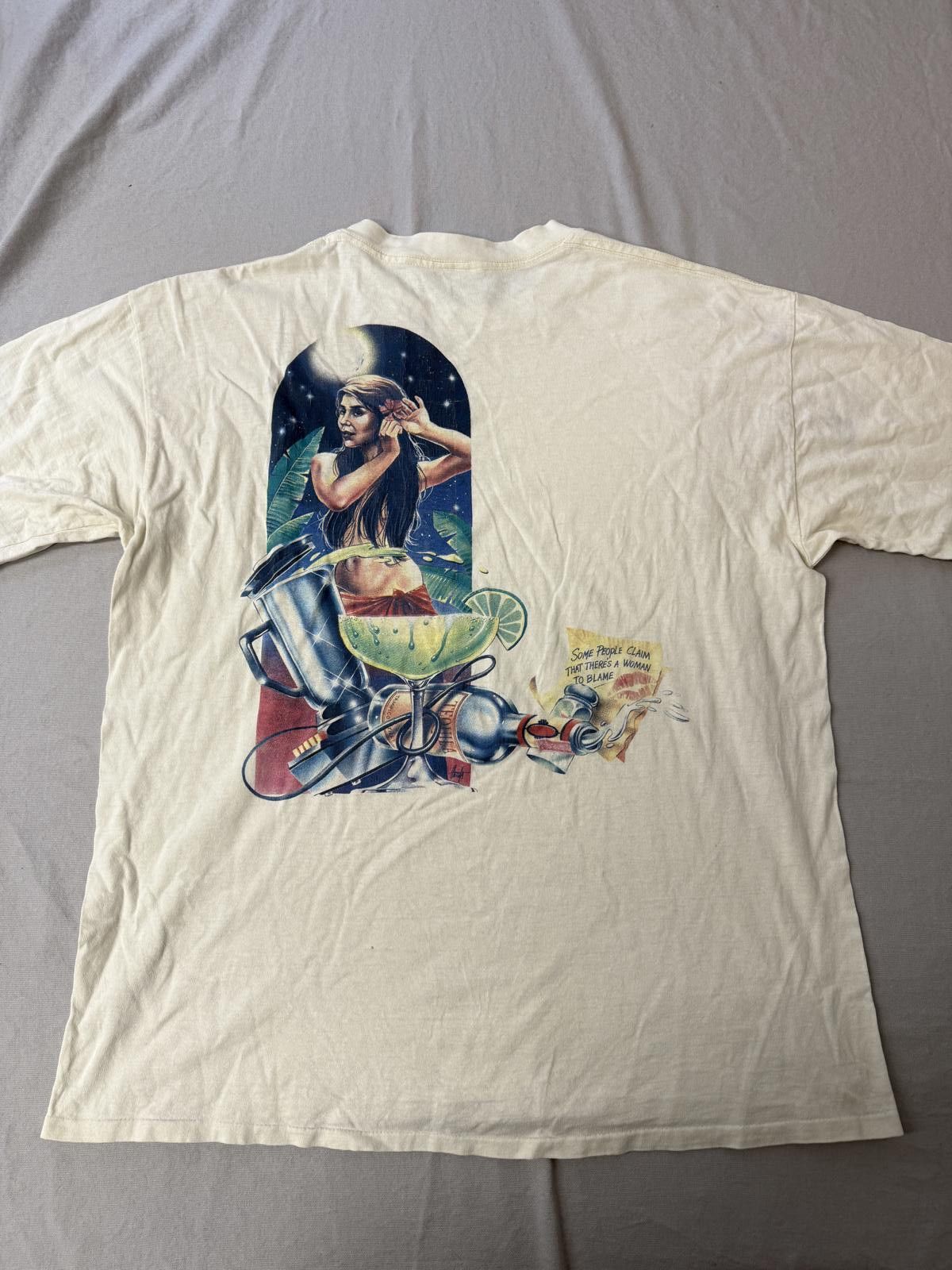 Designer Vtg Margaritaville T-shirt There's A Woman to Blame XL Size US XL / EU 56 / 4 - 1 Thumbnail