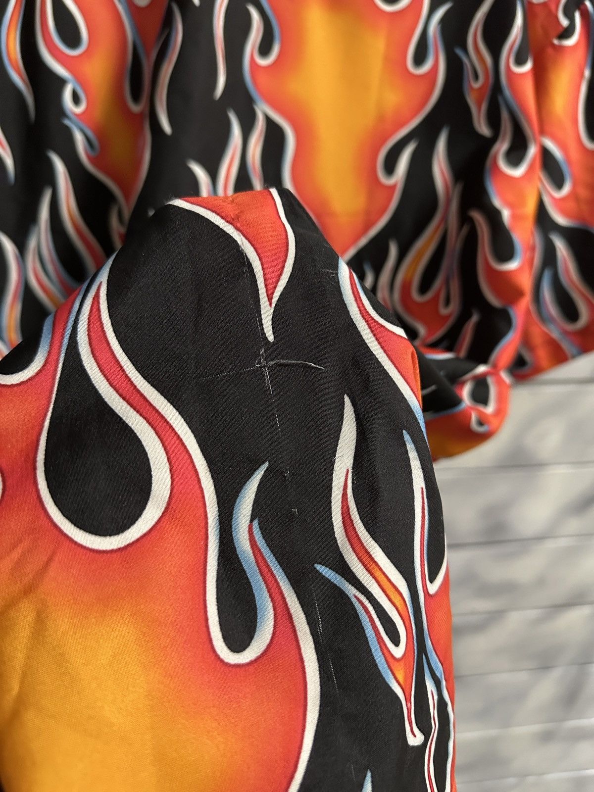 Other Rare Vintage Fire Shirt Y2K Japan Style Size Xl-XXL. Size US XXL / EU 58 / 5 - 8 Thumbnail