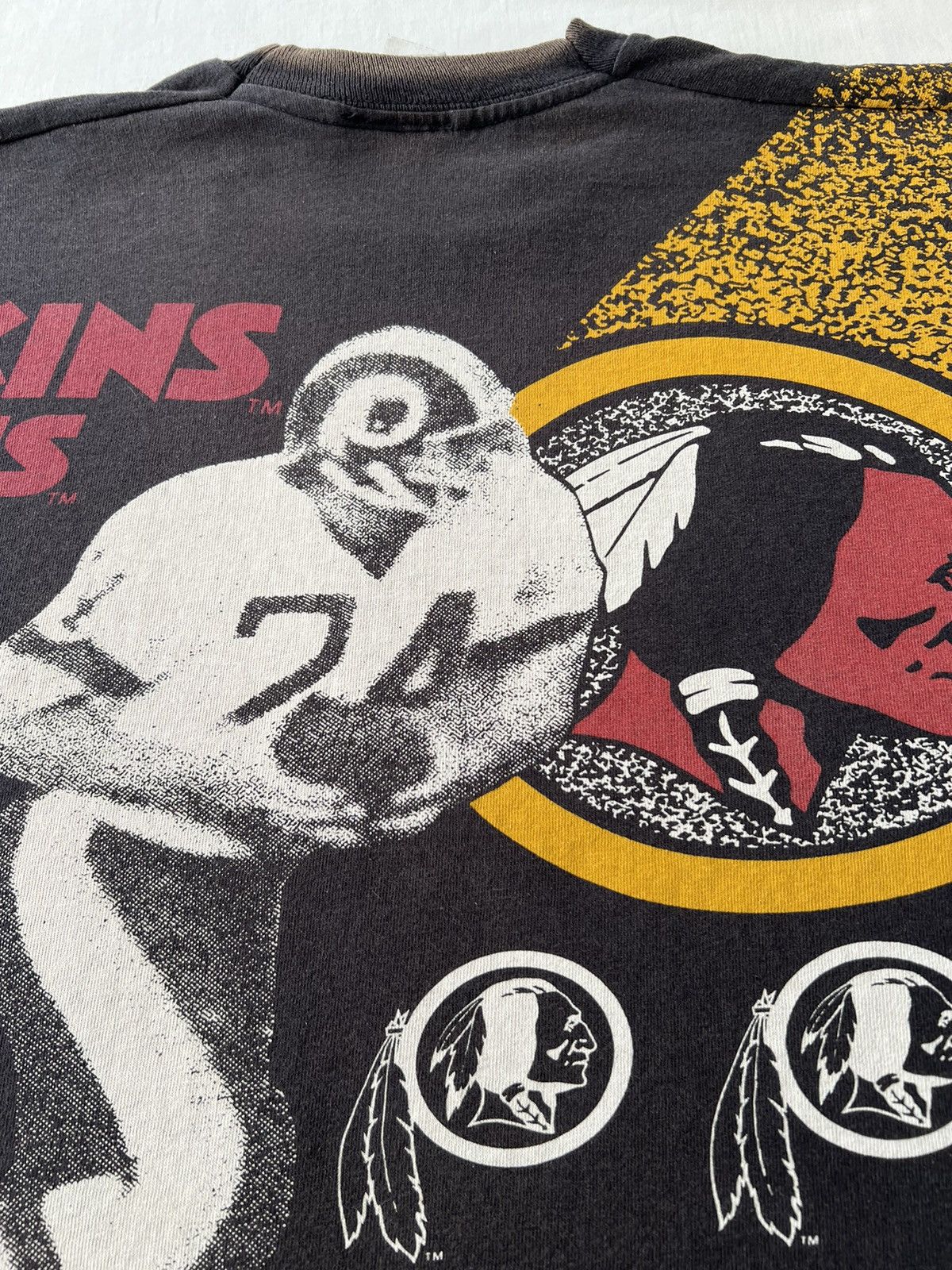 NFL Vintage 1992 Washington Redskins NFL AOP T-shirt Size US XL / EU 56 / 4 - 16 Thumbnail