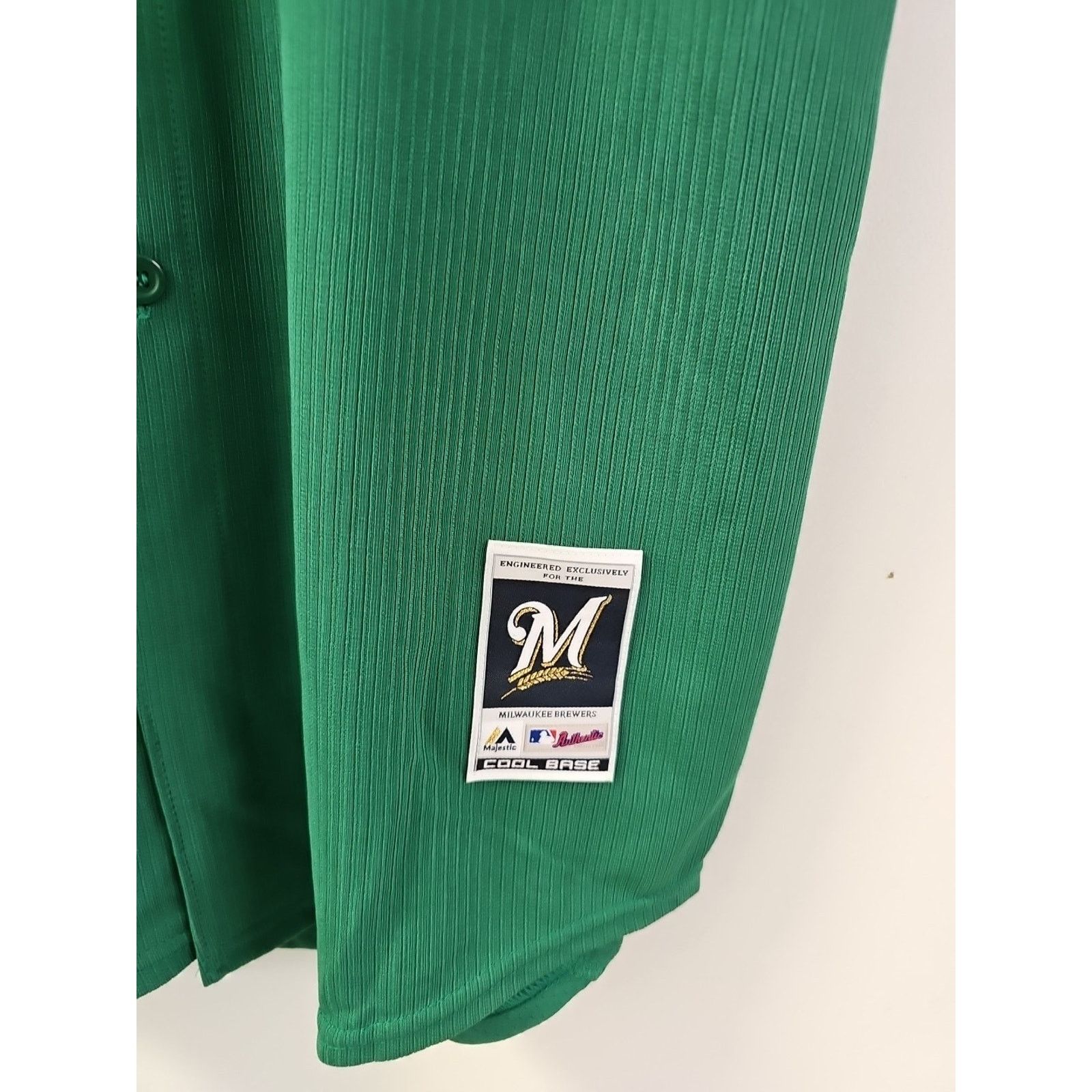 Majestic Majestic Coolbase MLB Jersey size 44 Milwaukee Brewers Size US L / EU 52-54 / 3 - 2 Thumbnail