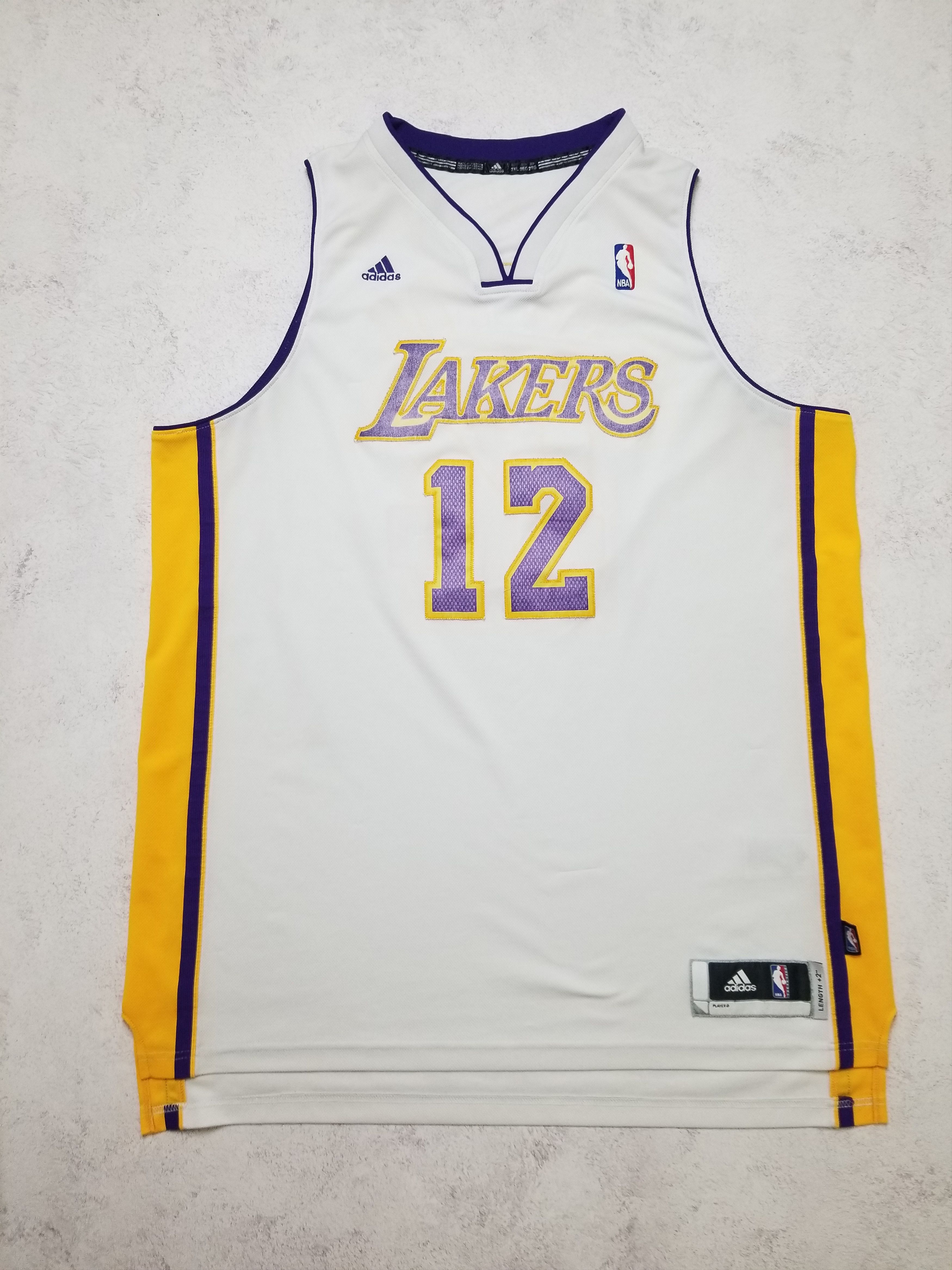 Adidas Dwight Howard Los Angeles Lakers Sewn Swingman Jersey Size US XXL / EU 58 / 5 - 1 Thumbnail