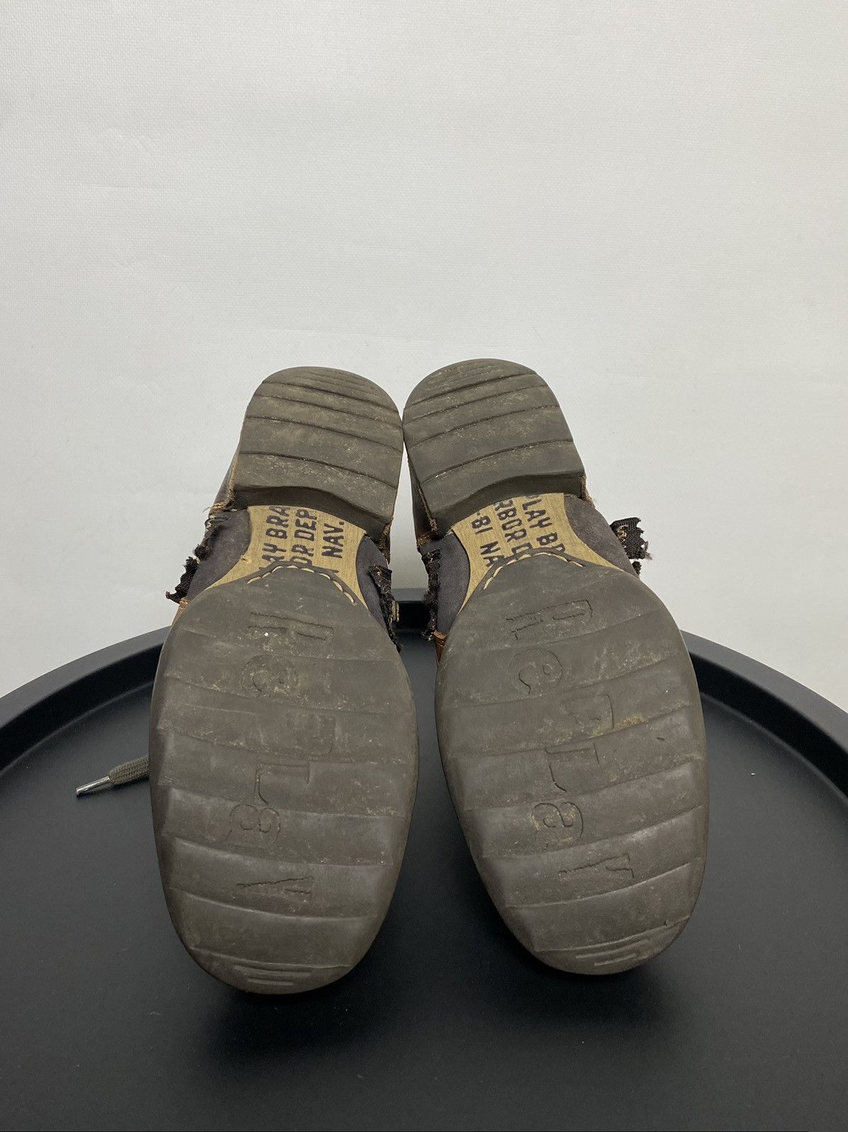 Replay × Vintage Replay Double Zip Distress Leather Boots As98 LGB Rick Vibe Size US 8 / EU 41 - 13 Thumbnail