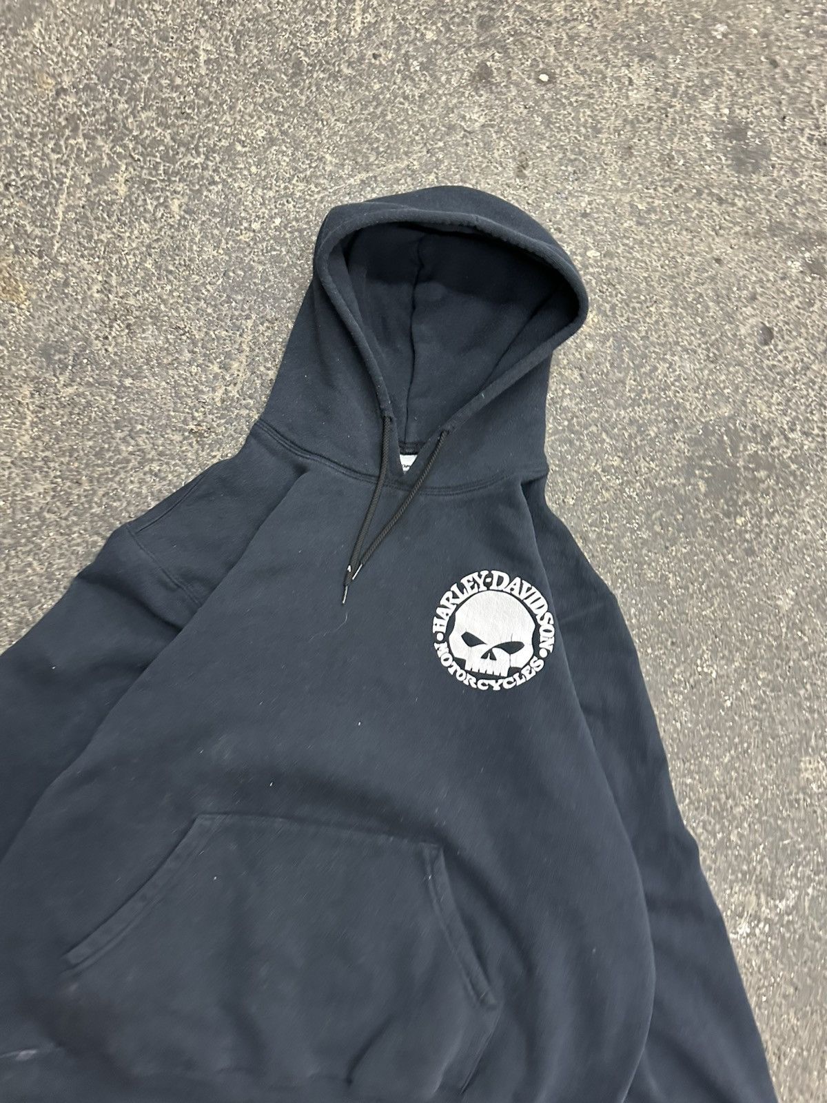 Harley Davidson × Vintage Y2K Harley Davidson graphic hoodie Size US XL / EU 56 / 4 - 4 Thumbnail