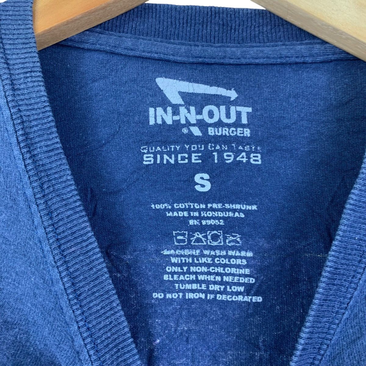 Vintage In-N-Out Vintage Style Tee Navy Classic Cars Back Print Size US S / EU 44-46 / 1 - 4 Thumbnail