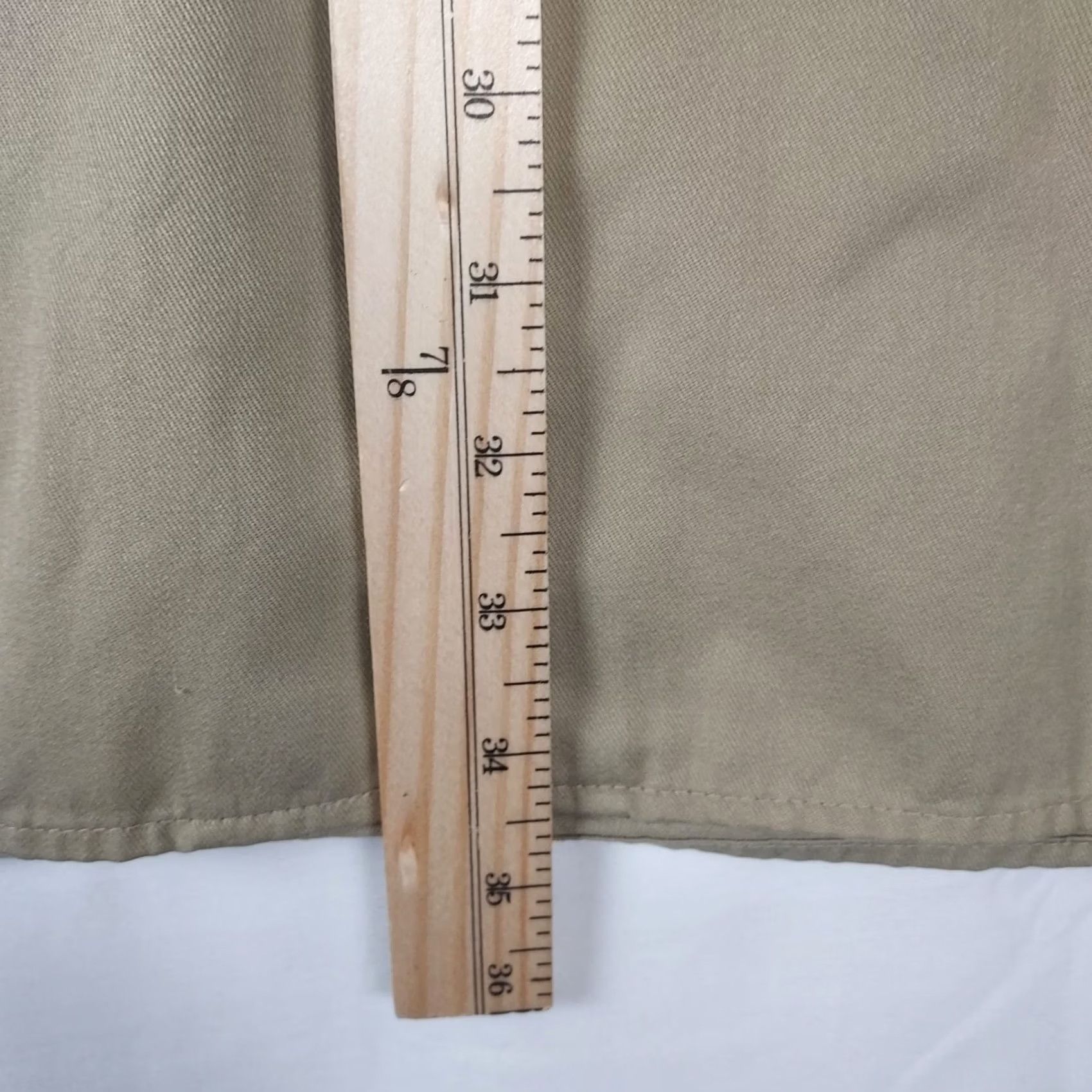 Dickies Dickies 3XL Short-Sleeve Button Down Work Uniform Shirt Beige Khaki Men's Construction Size US XXL / EU 58 / 5 - 7 Thumbnail
