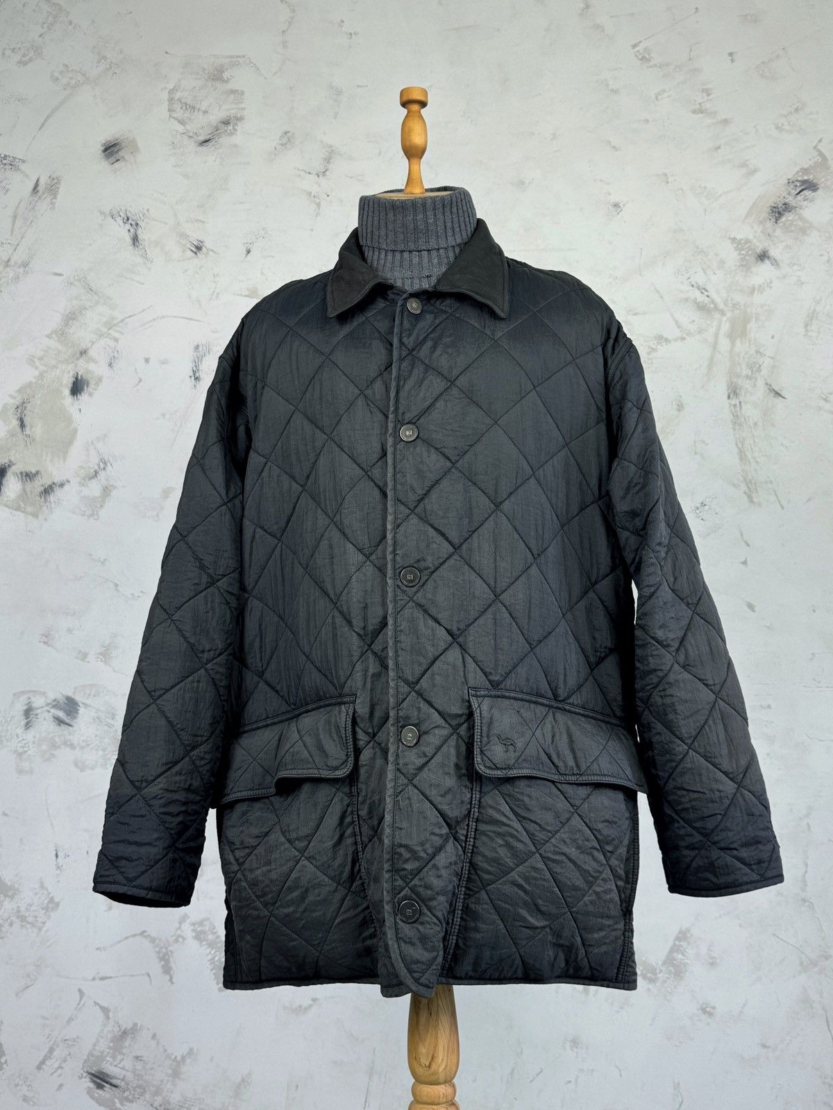 Camel Vintage Camel Quilted Jacket Size 54 XL - XXL Size US XL / EU 56 / 4 - 2 Thumbnail
