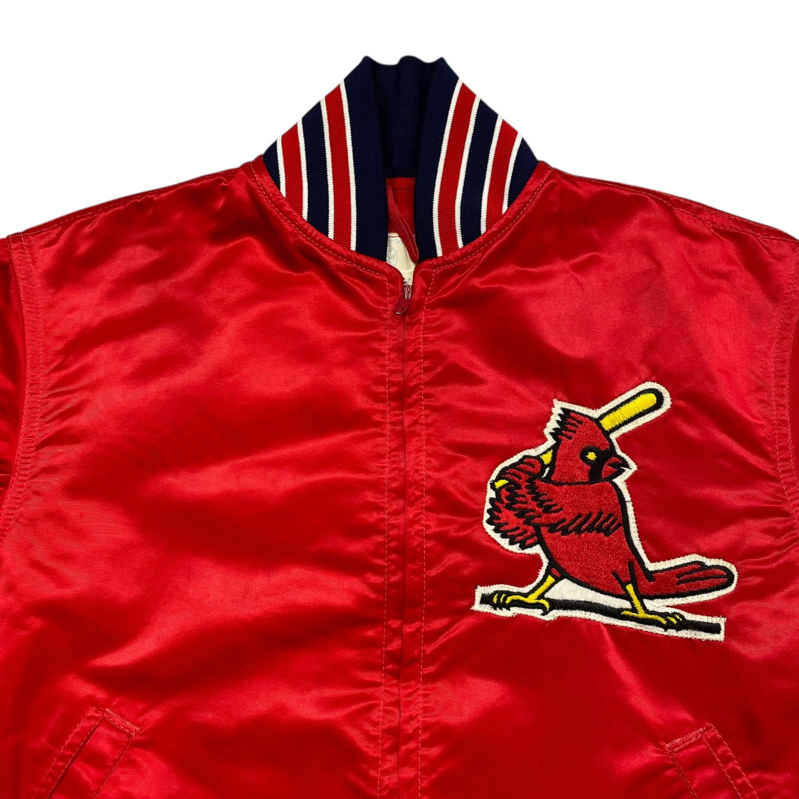 MLB 70s 80s St LOUIS CARDINALS SCOTT & COMPANY SATIN JACKET 40 Size US M / EU 48-50 / 2 - 2 Thumbnail