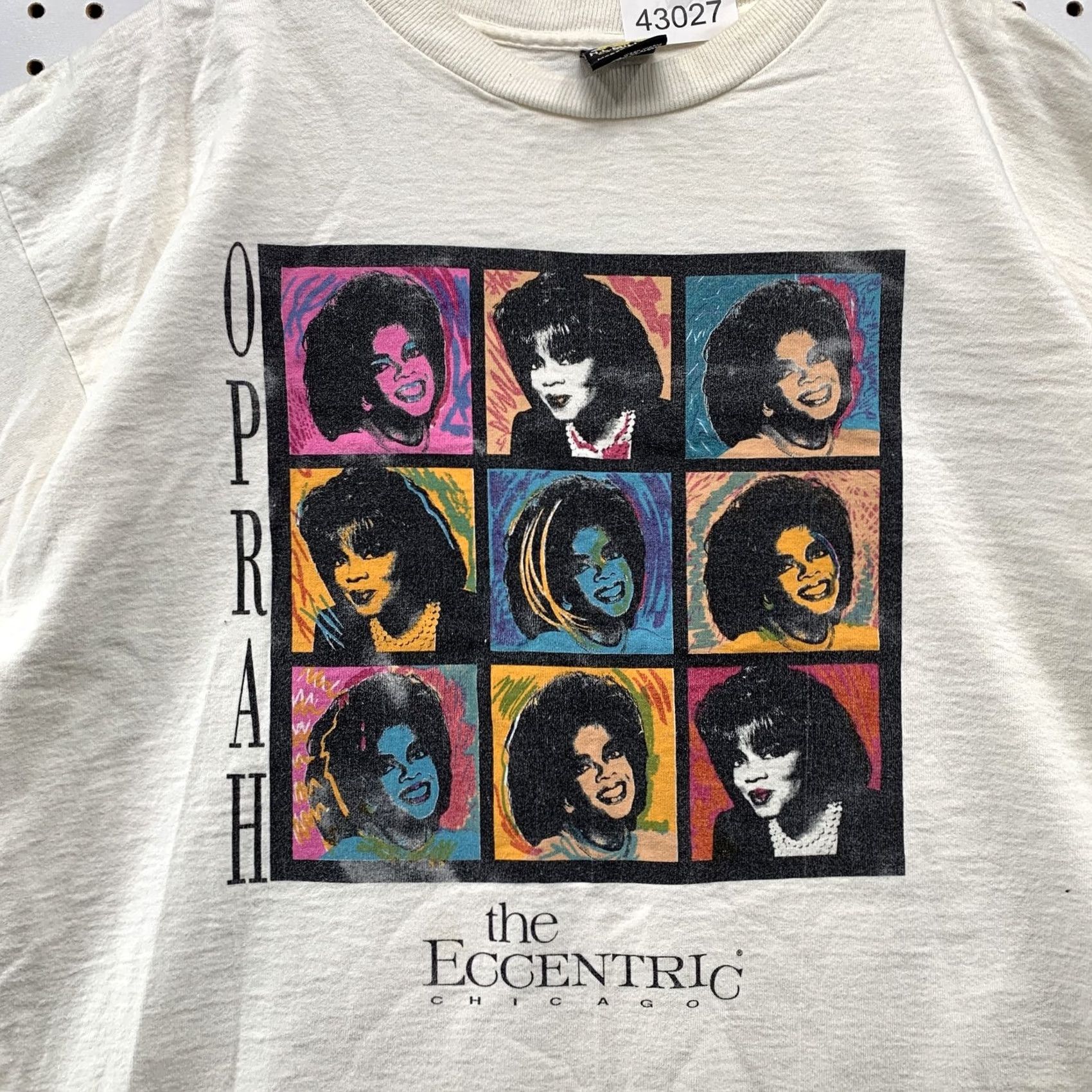 Vintage OPRAH The Eccentric ChicagoShirt Mens XL White Single Stitch Made In USA Shirt Mens XL White 90s tv Vintage Size US XL / EU 56 / 4 - 4 Thumbnail