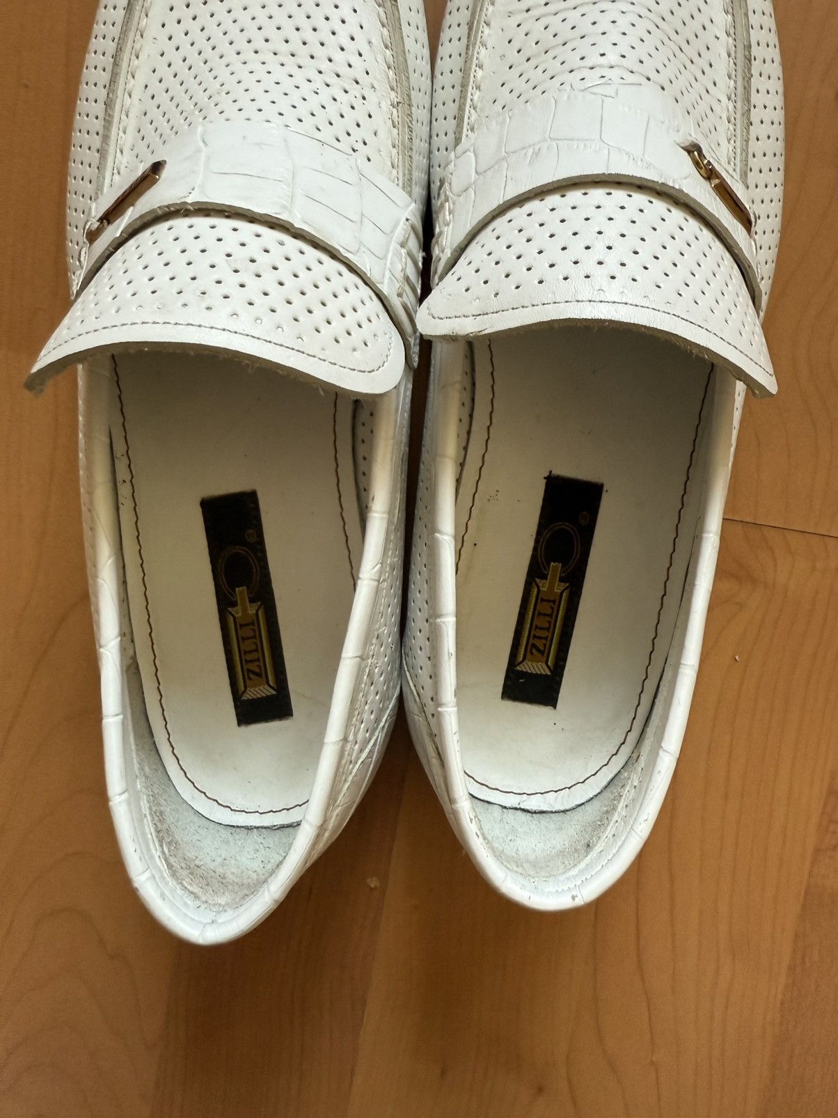 Vintage × Zilli Zilli Crocodile loafers Luxury shoes Size 40 Size US 7.5 / EU 40-41 - 7 Thumbnail